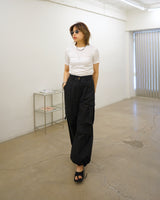 side ruched soft tee