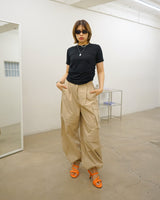 side ruched soft tee