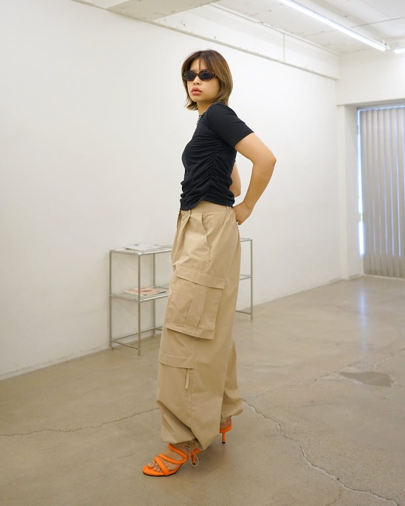 2 way cargo balloon pants