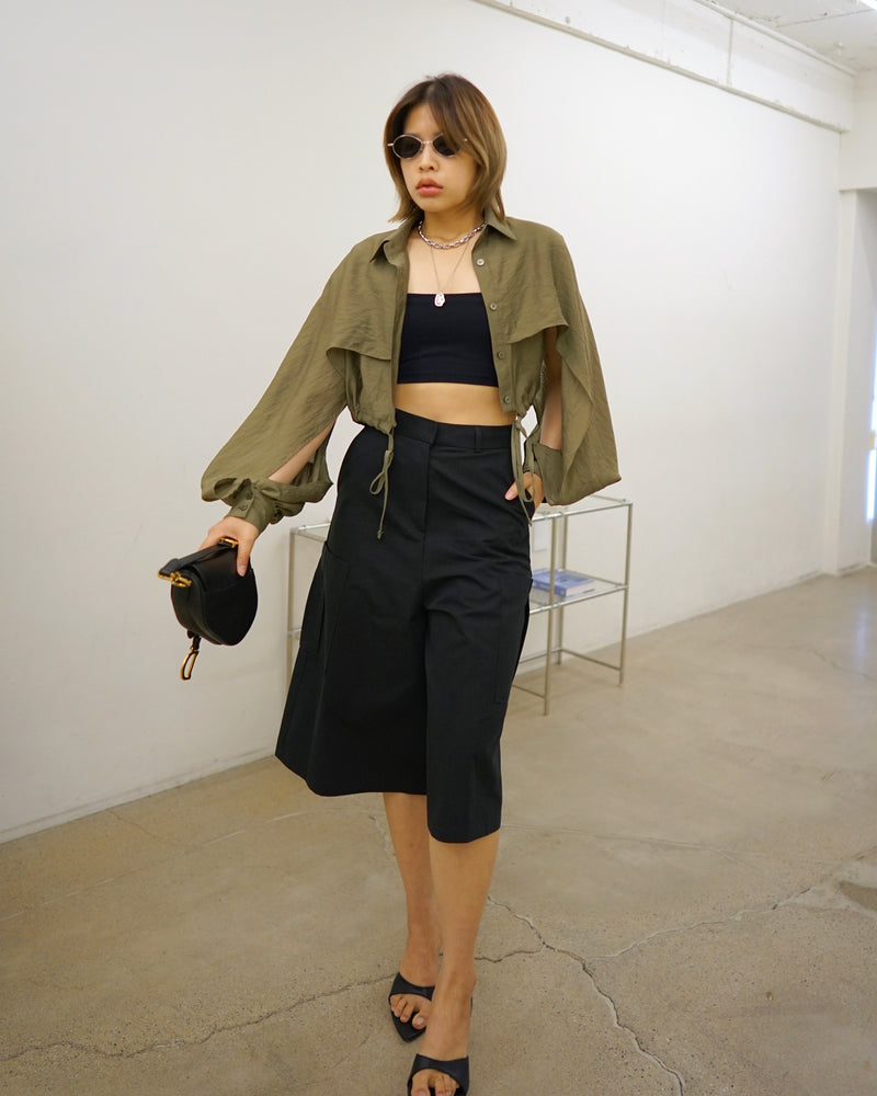 high rise a line shorts