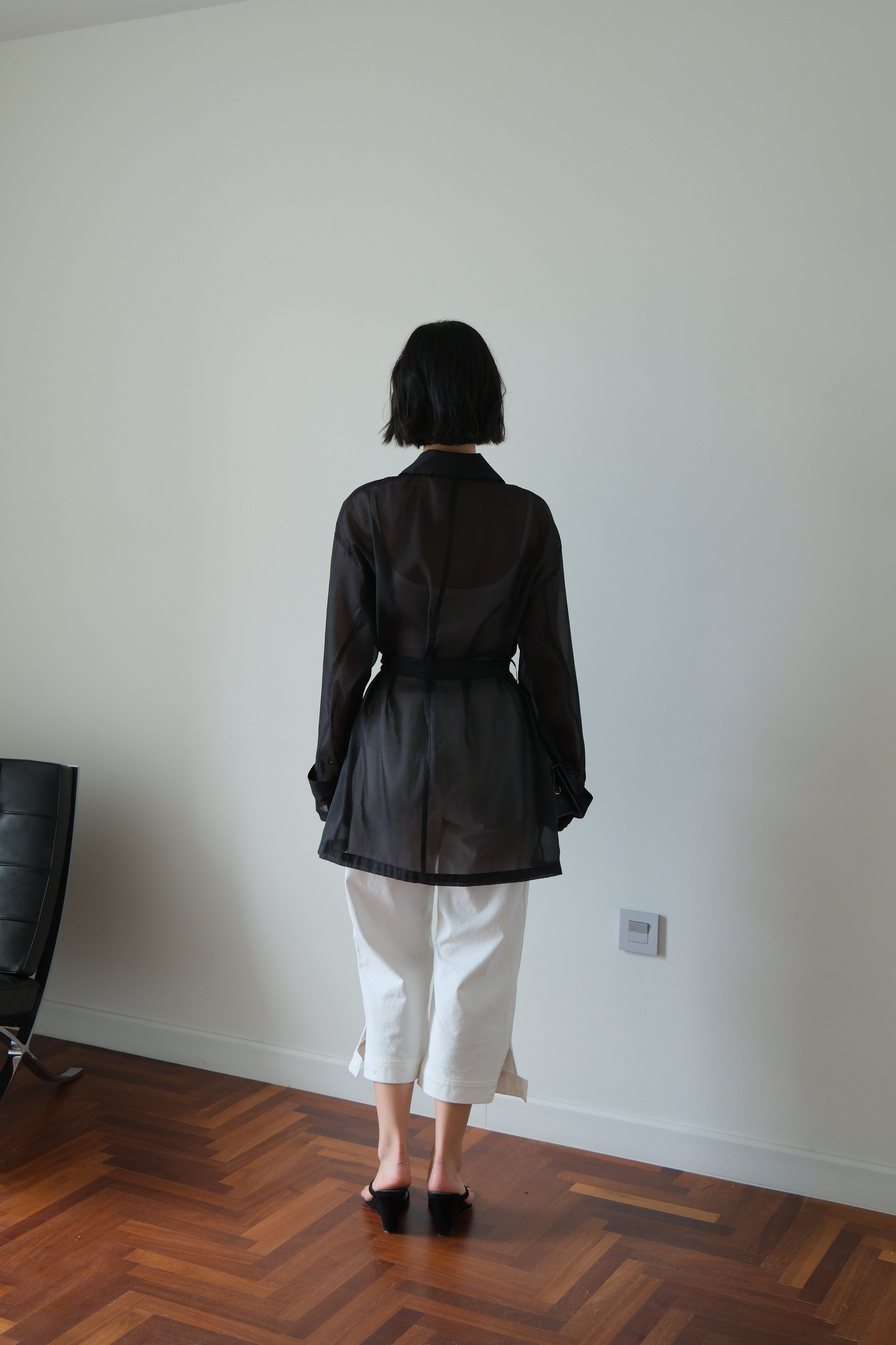 Shaw Sheer Tie Jacket