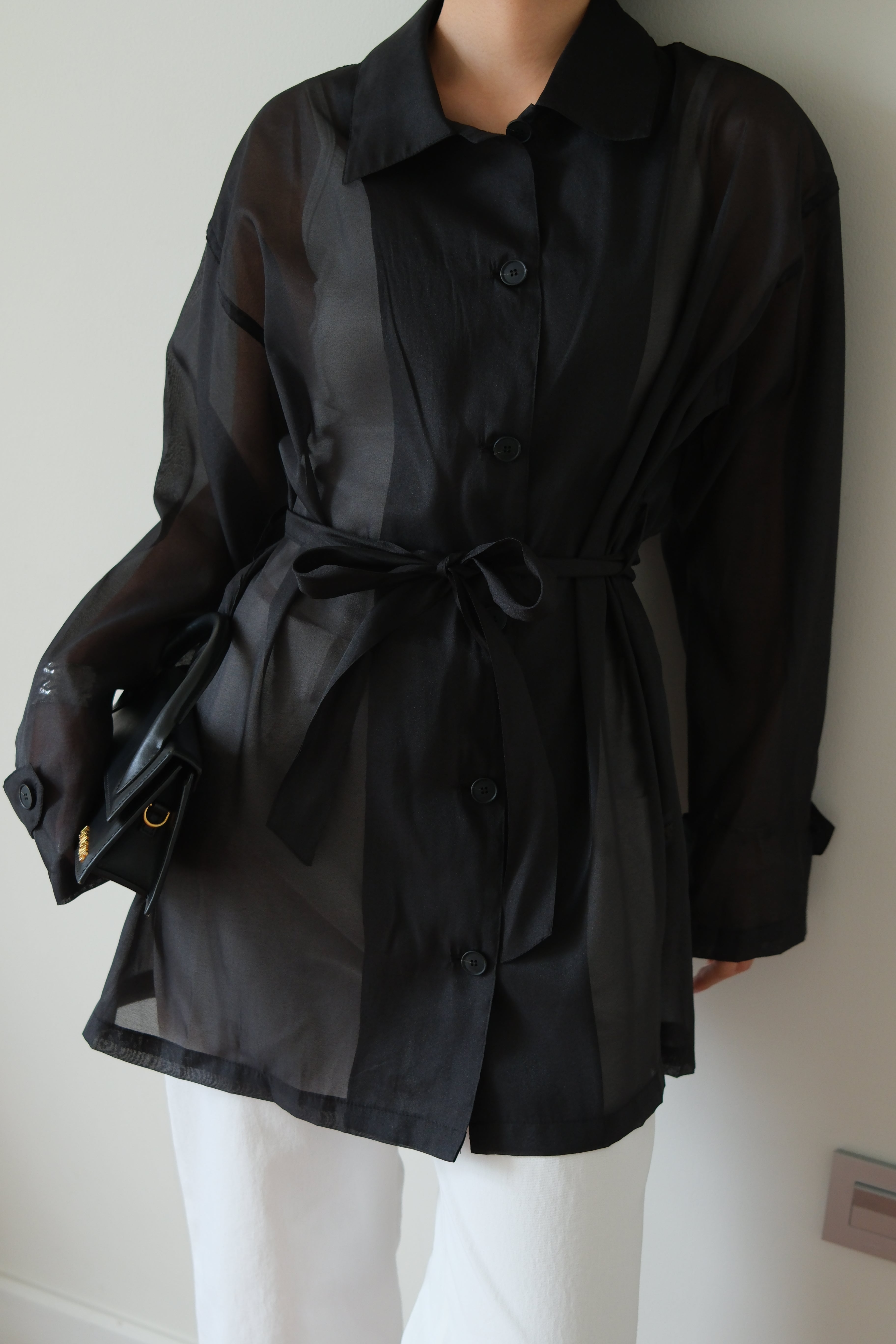 Shaw Sheer Tie Jacket