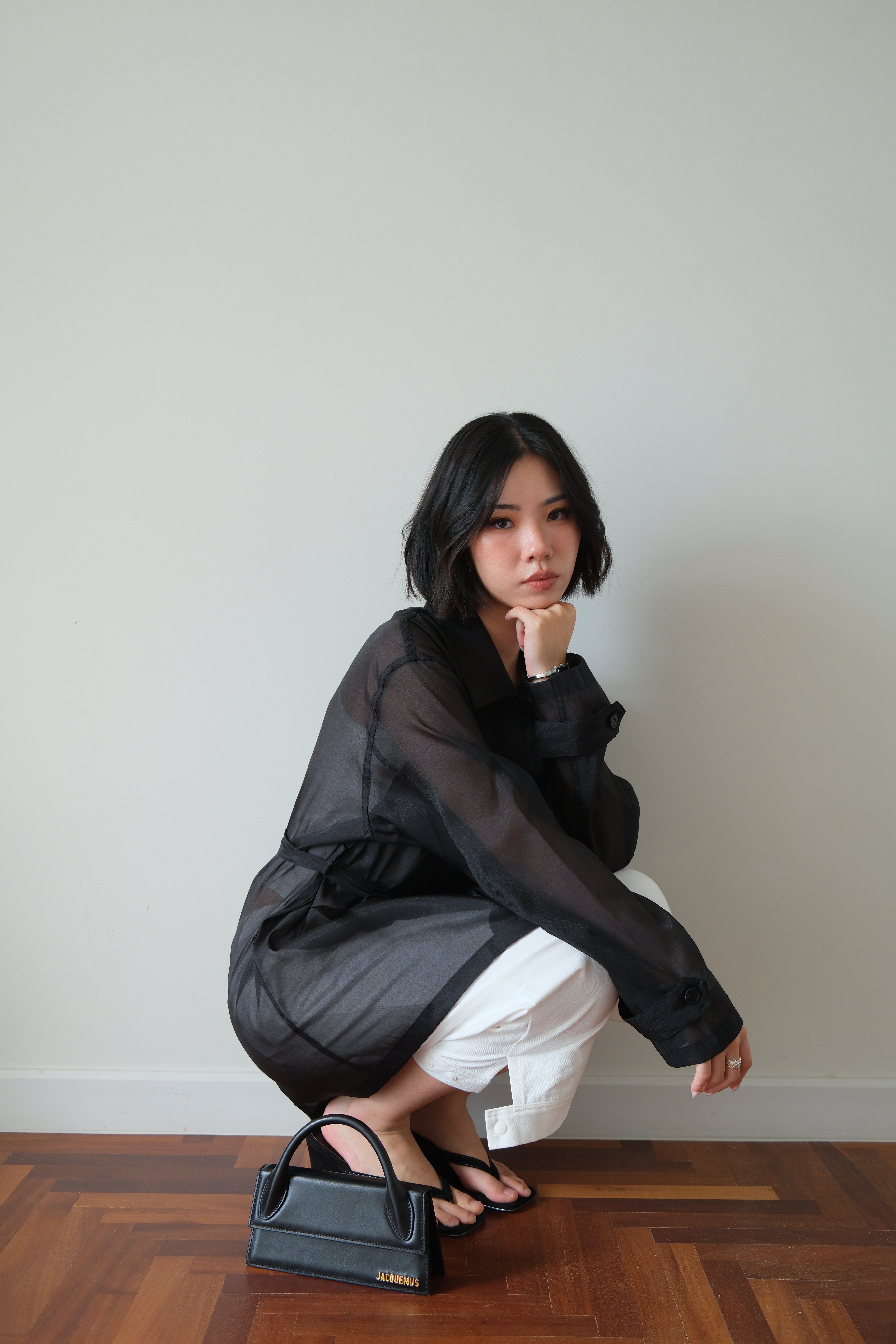 Shaw Sheer Tie Jacket