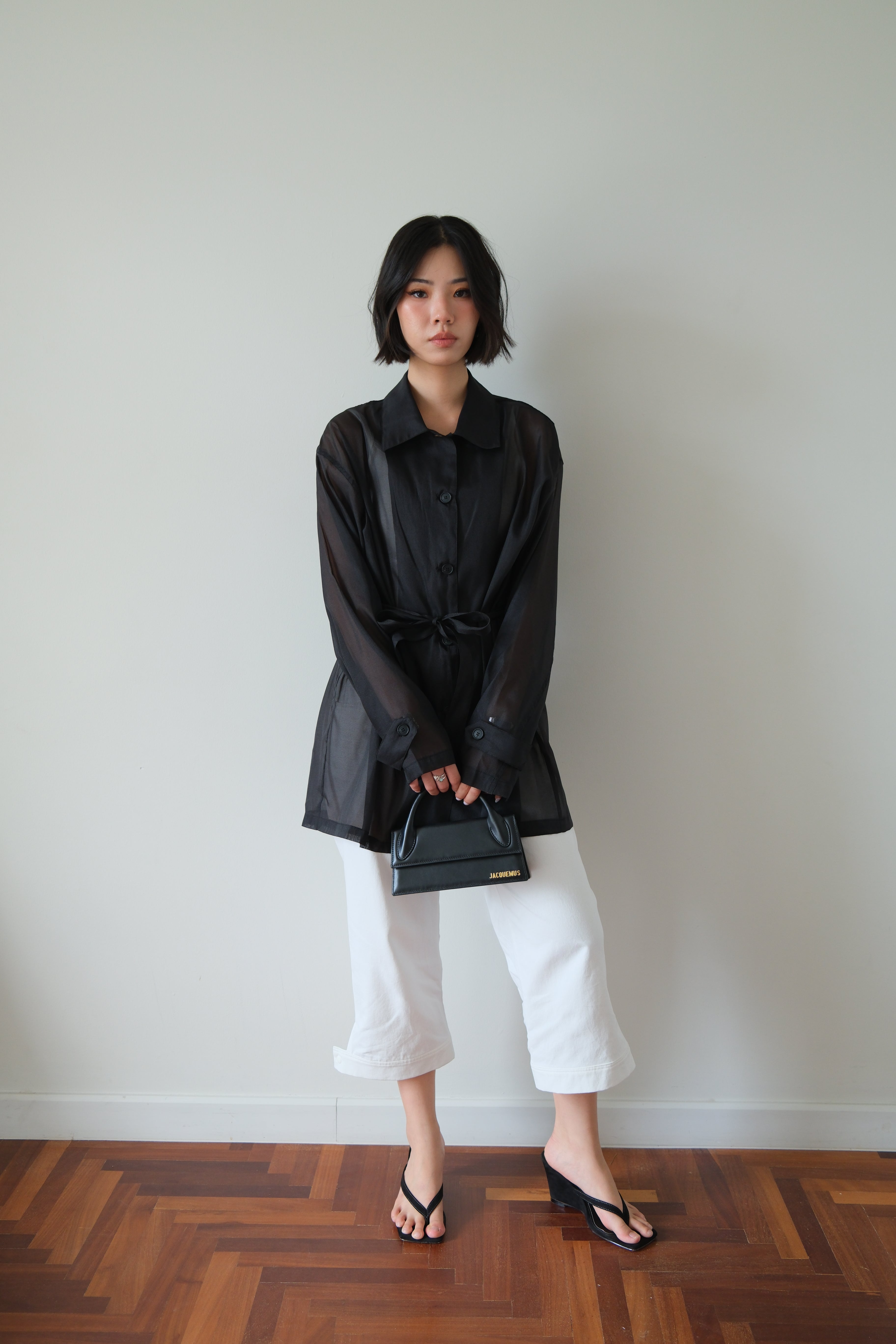 Shaw Sheer Tie Jacket