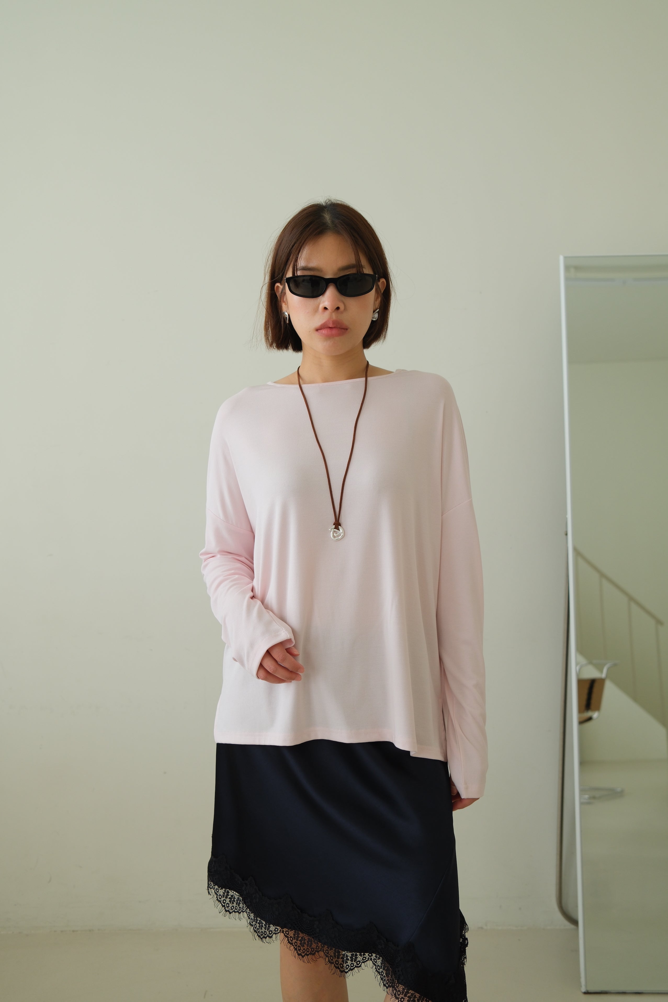 Rachal Relaxed Button Cuff Tee