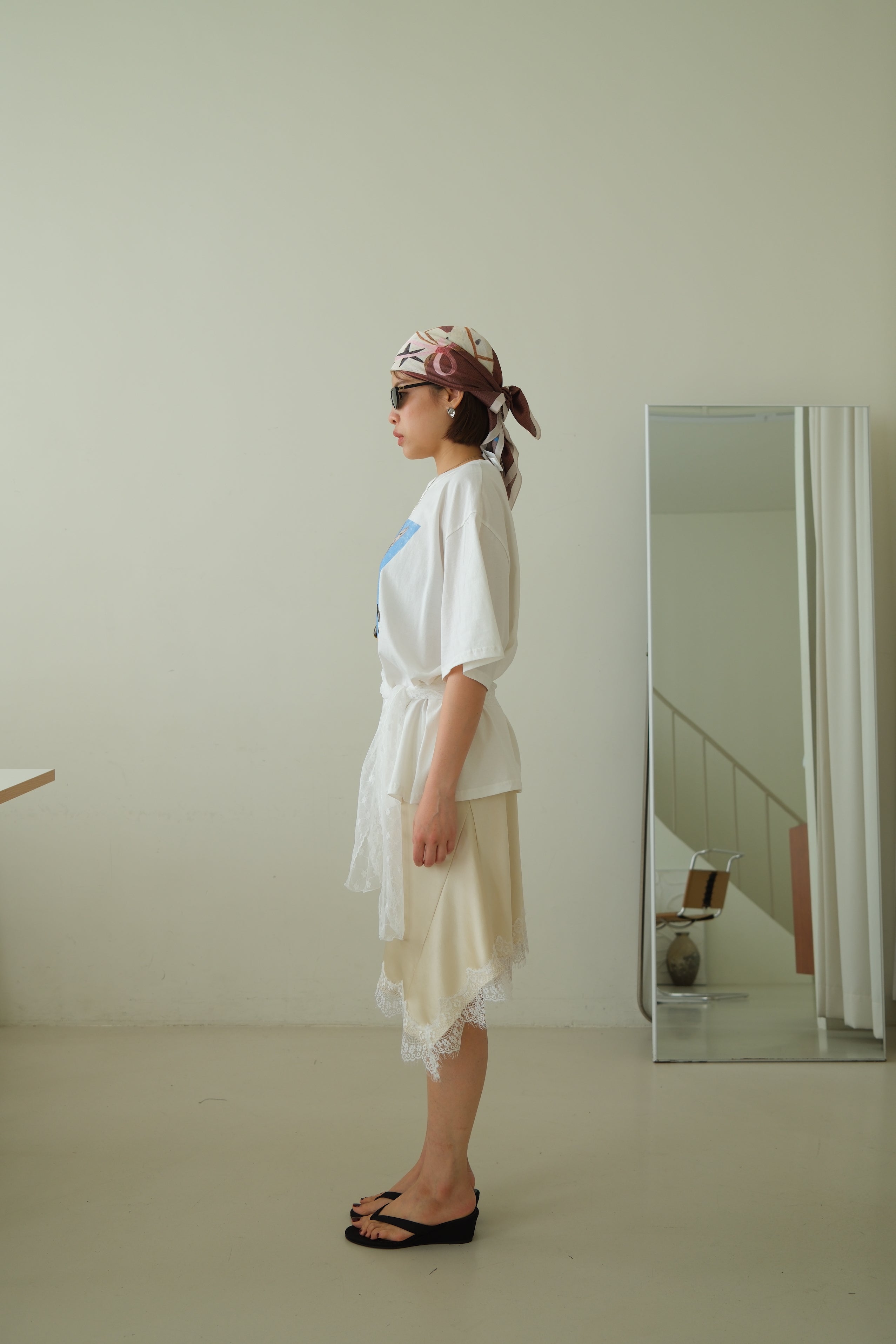 Lace Belt Detail Cupid Tee