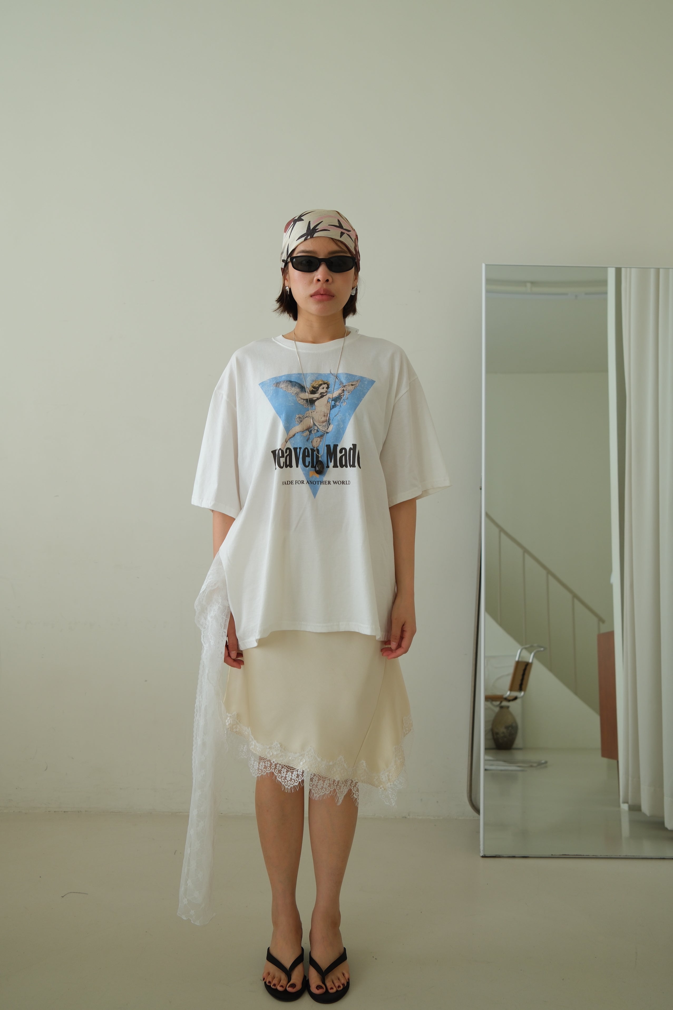 Lace Belt Detail Cupid Tee