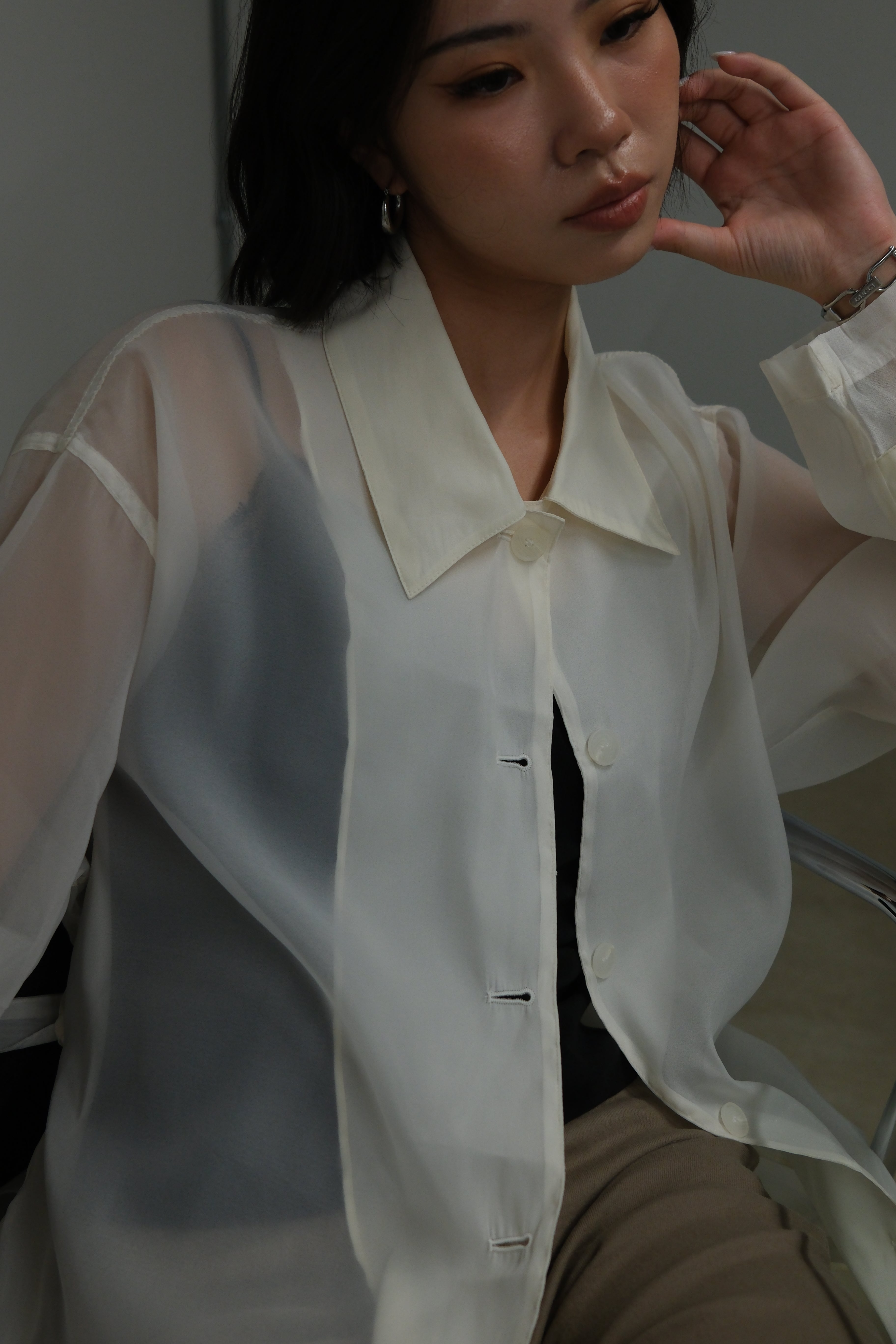 Shaw Sheer Tie Jacket