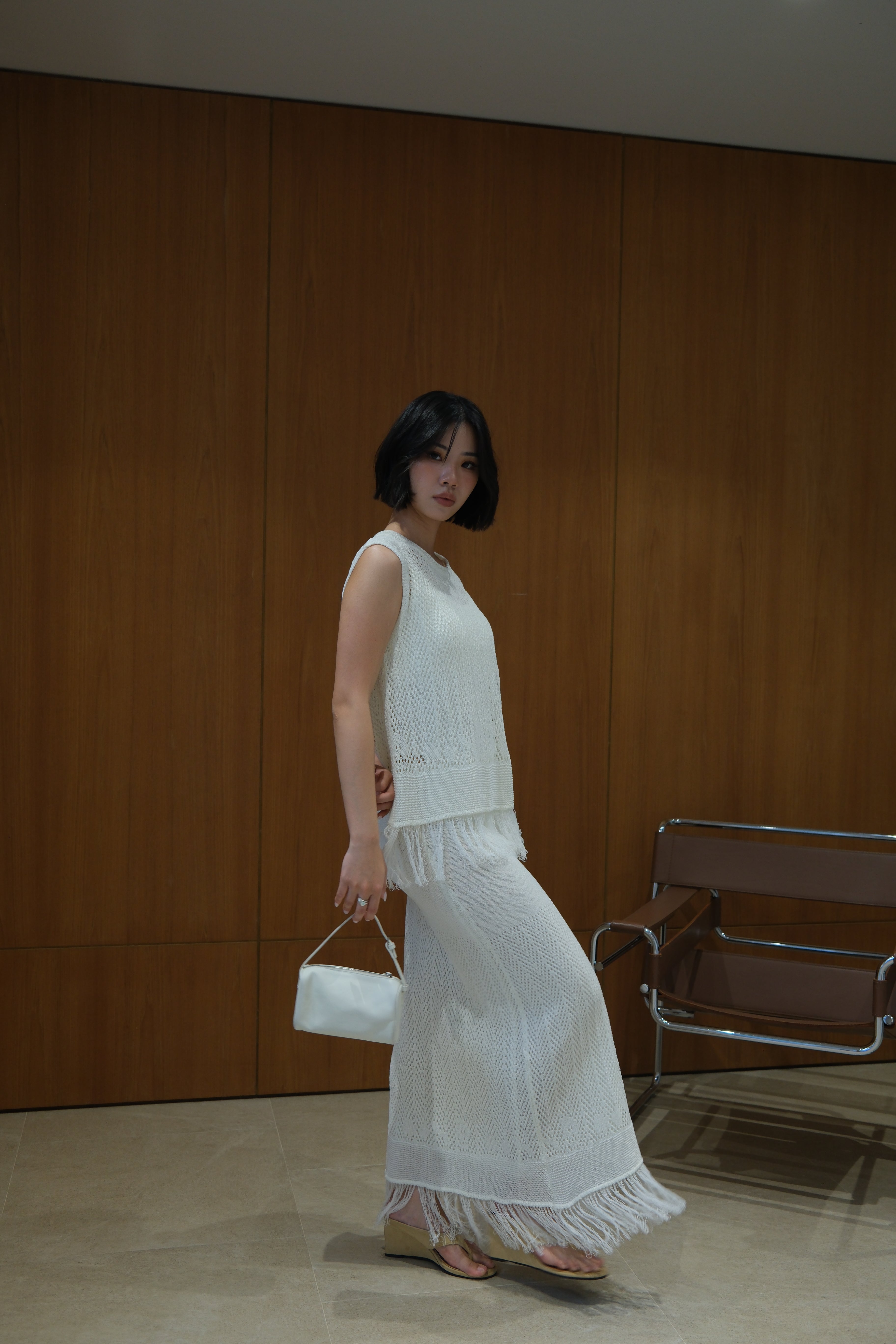 Tavoli Fringe Knit Set