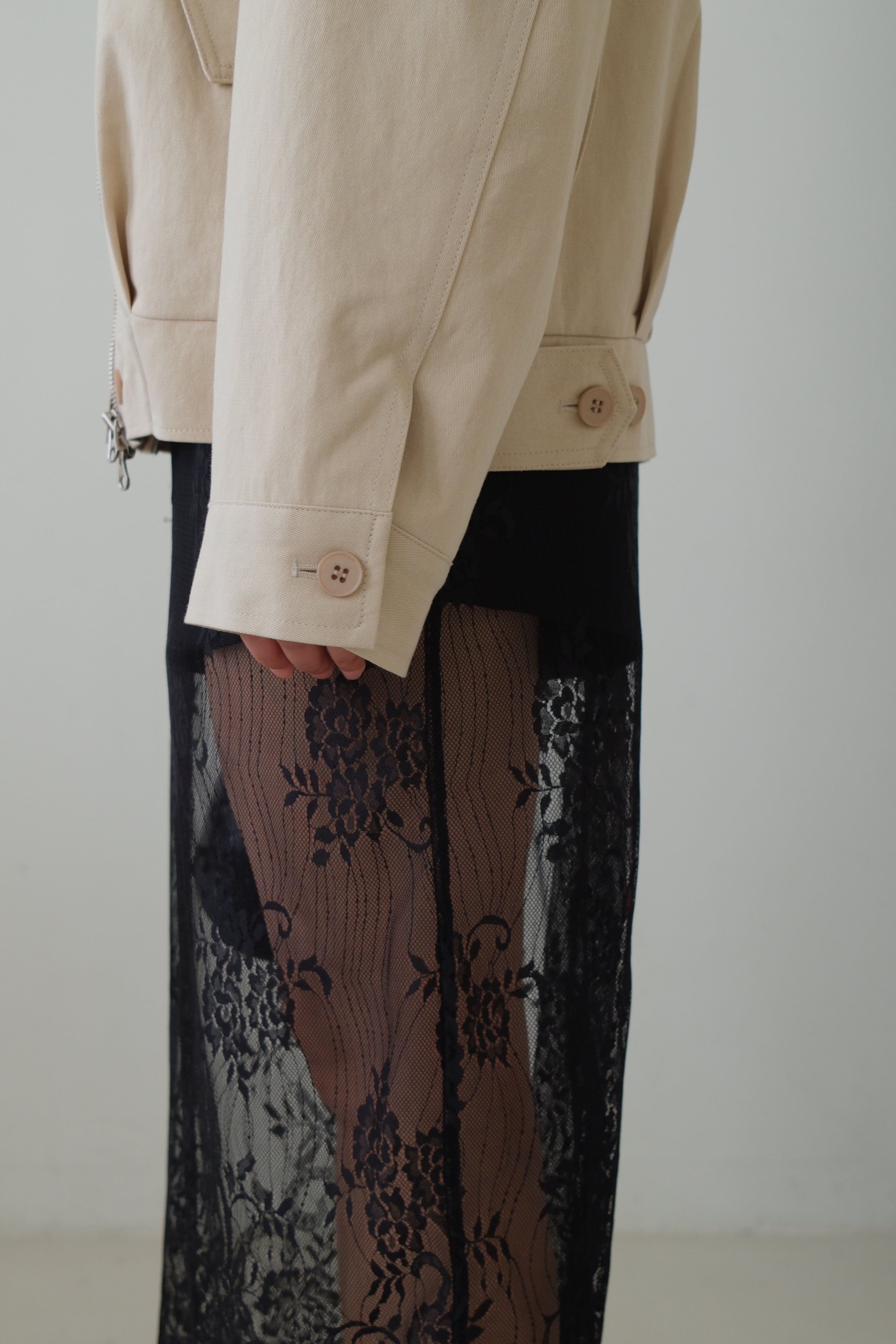 Lindi Double Collar Oversized Bomber