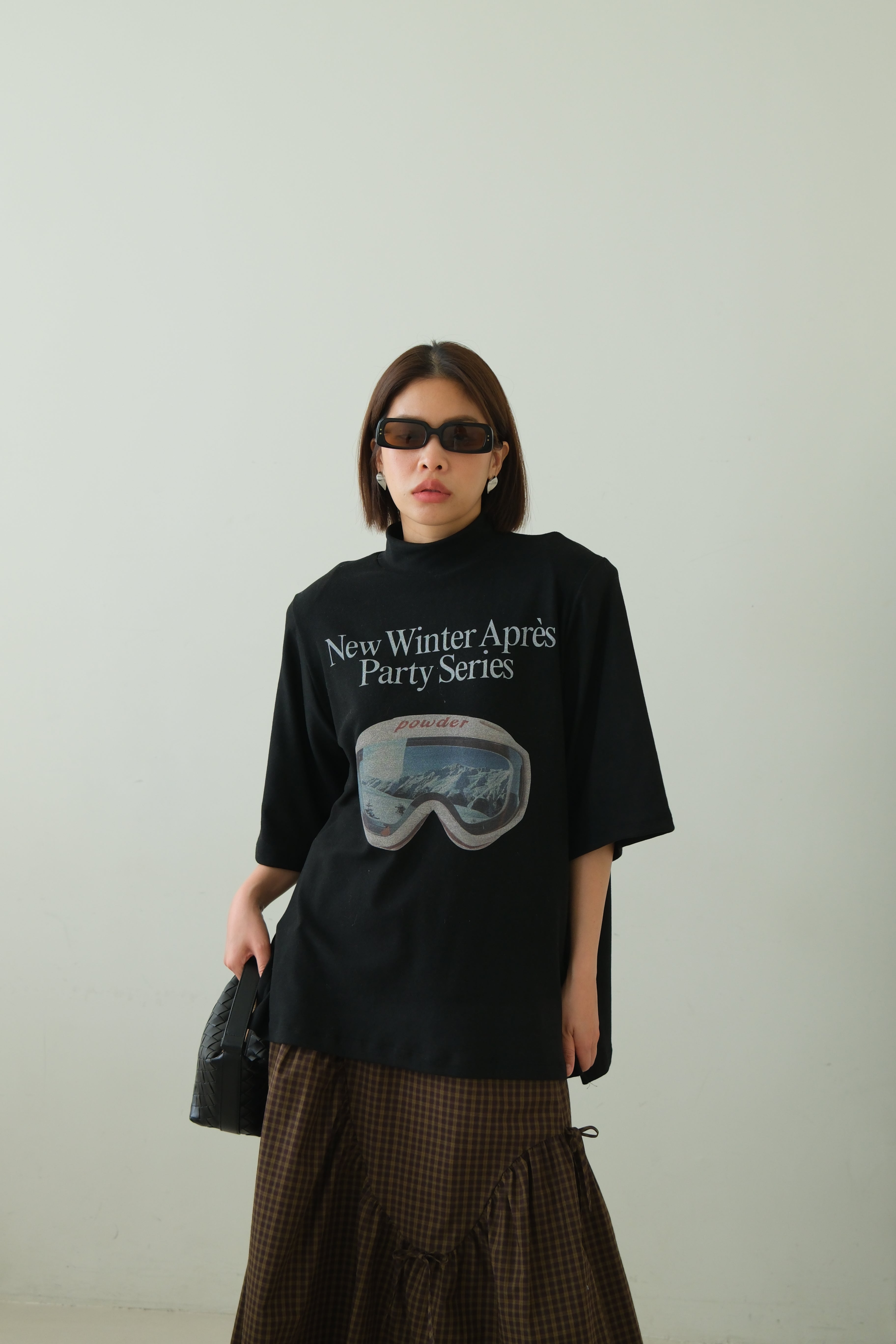 Winter pano highneck soft boxy tee