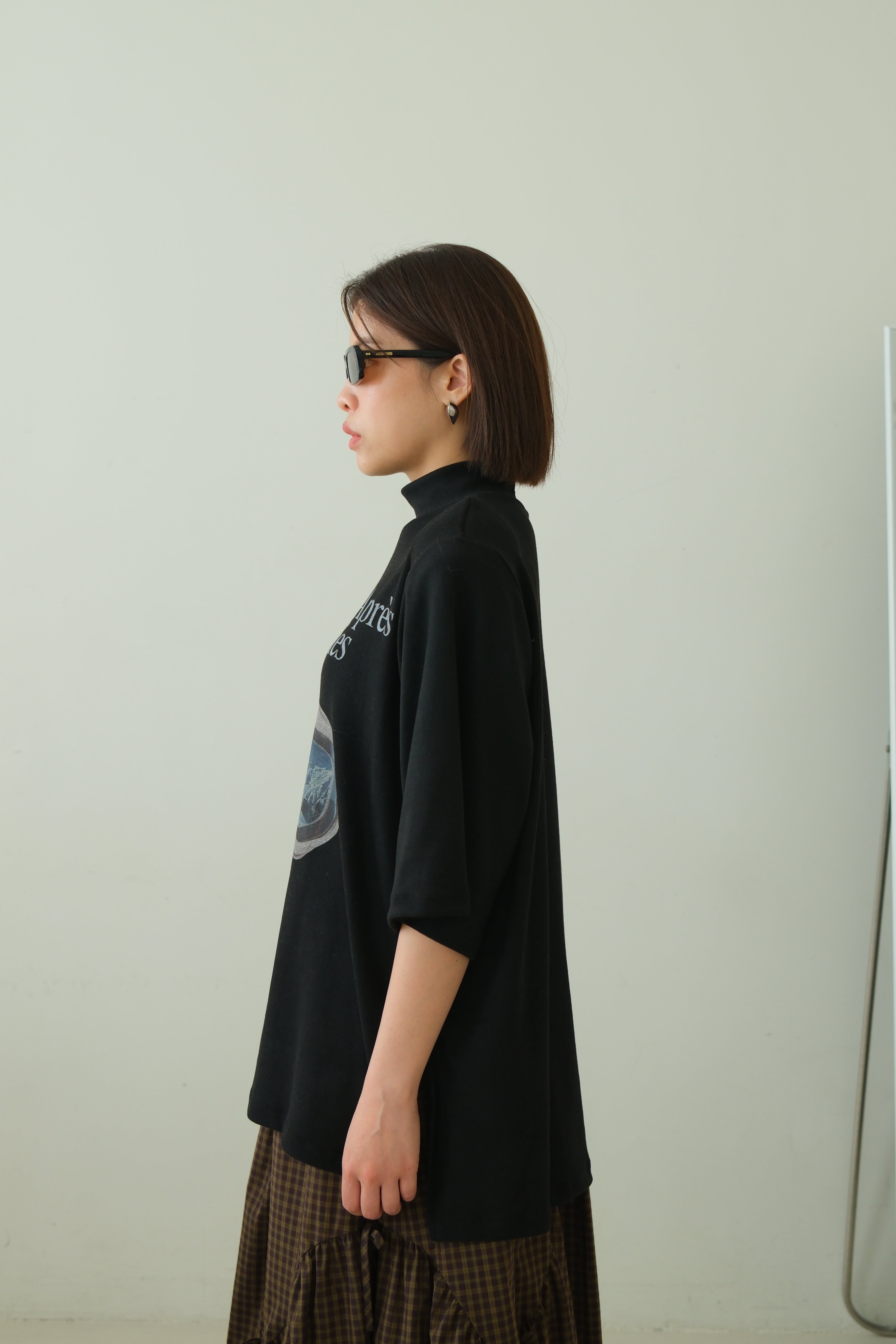 Winter pano highneck soft boxy tee