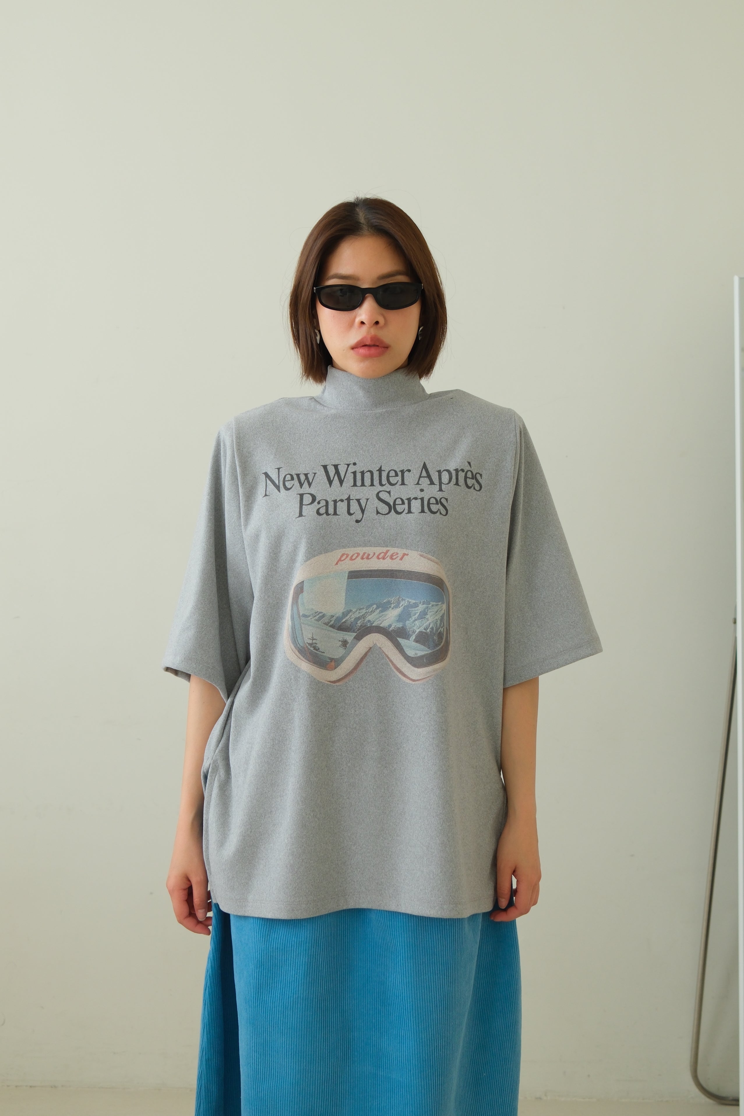 Winter pano highneck soft boxy tee
