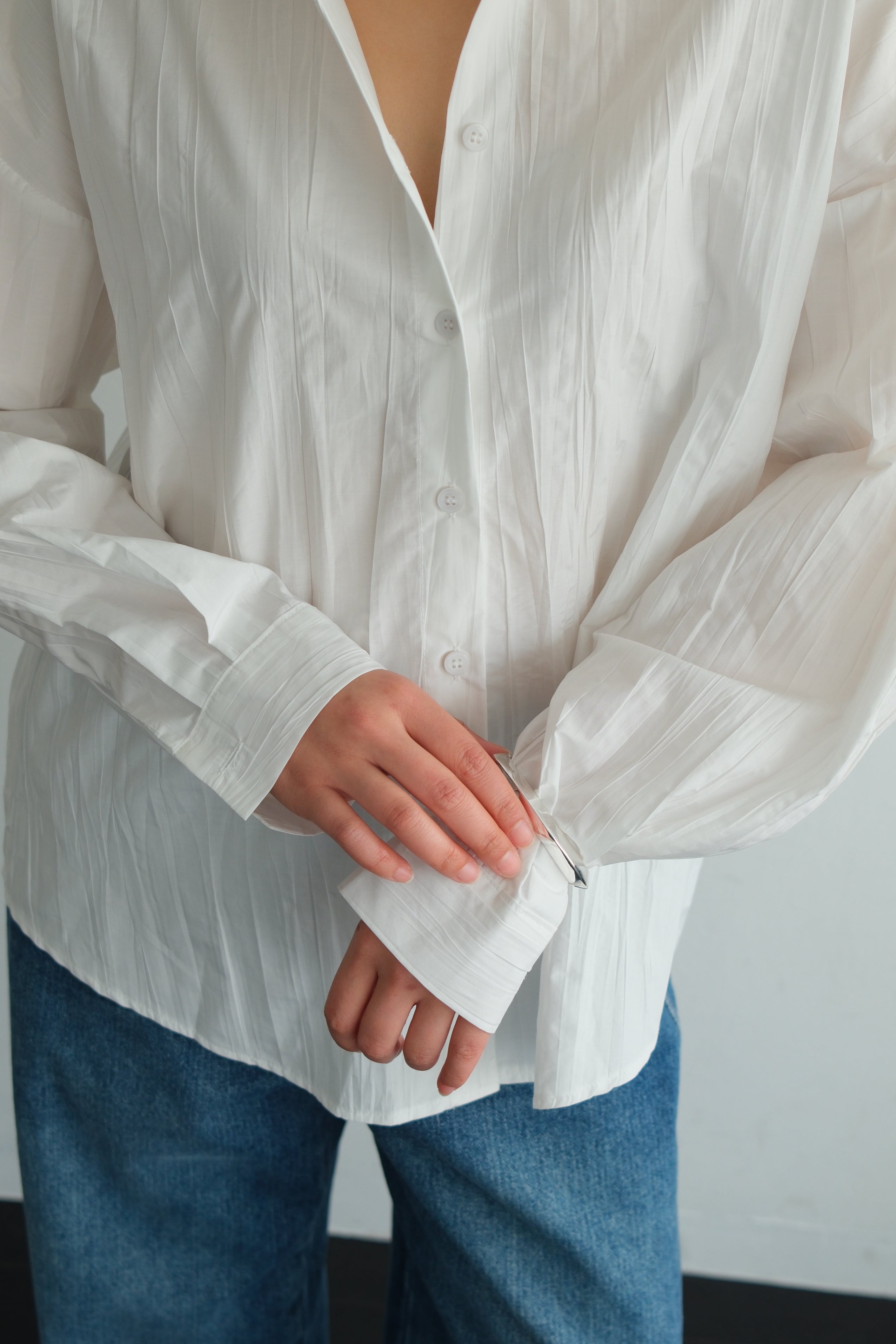 Colin Crinkled Cotton Shirt