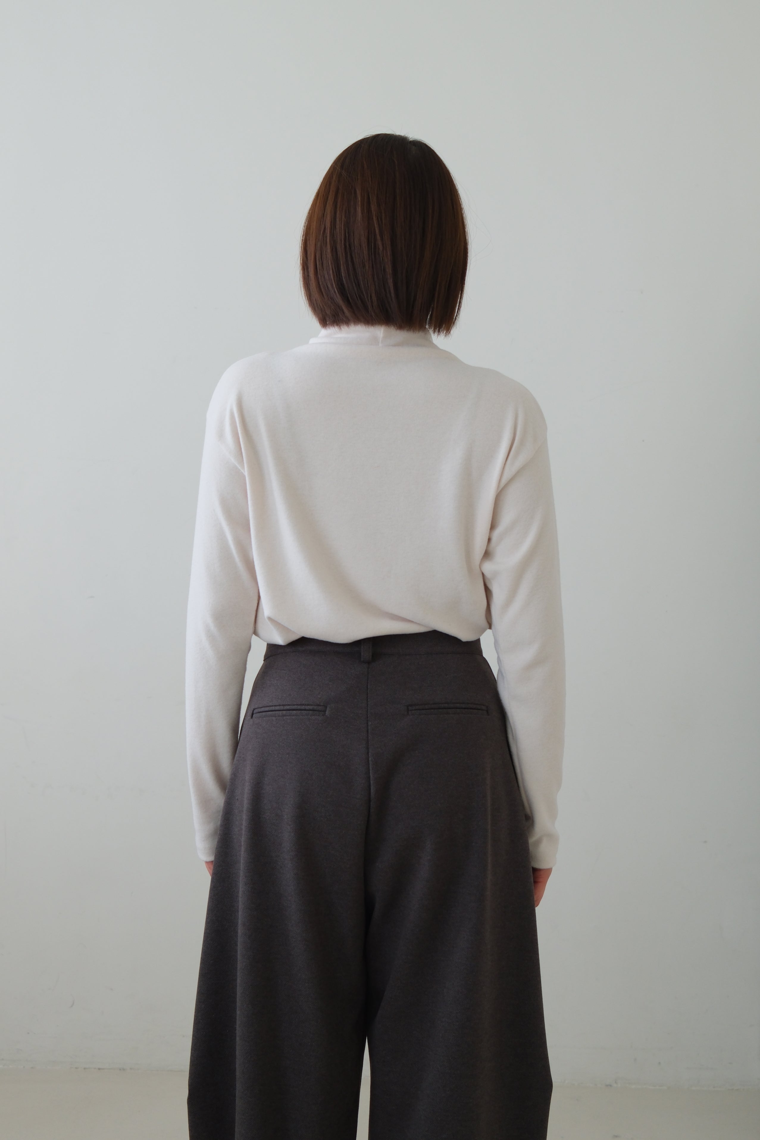 Barney scarf collar longsleeve tee