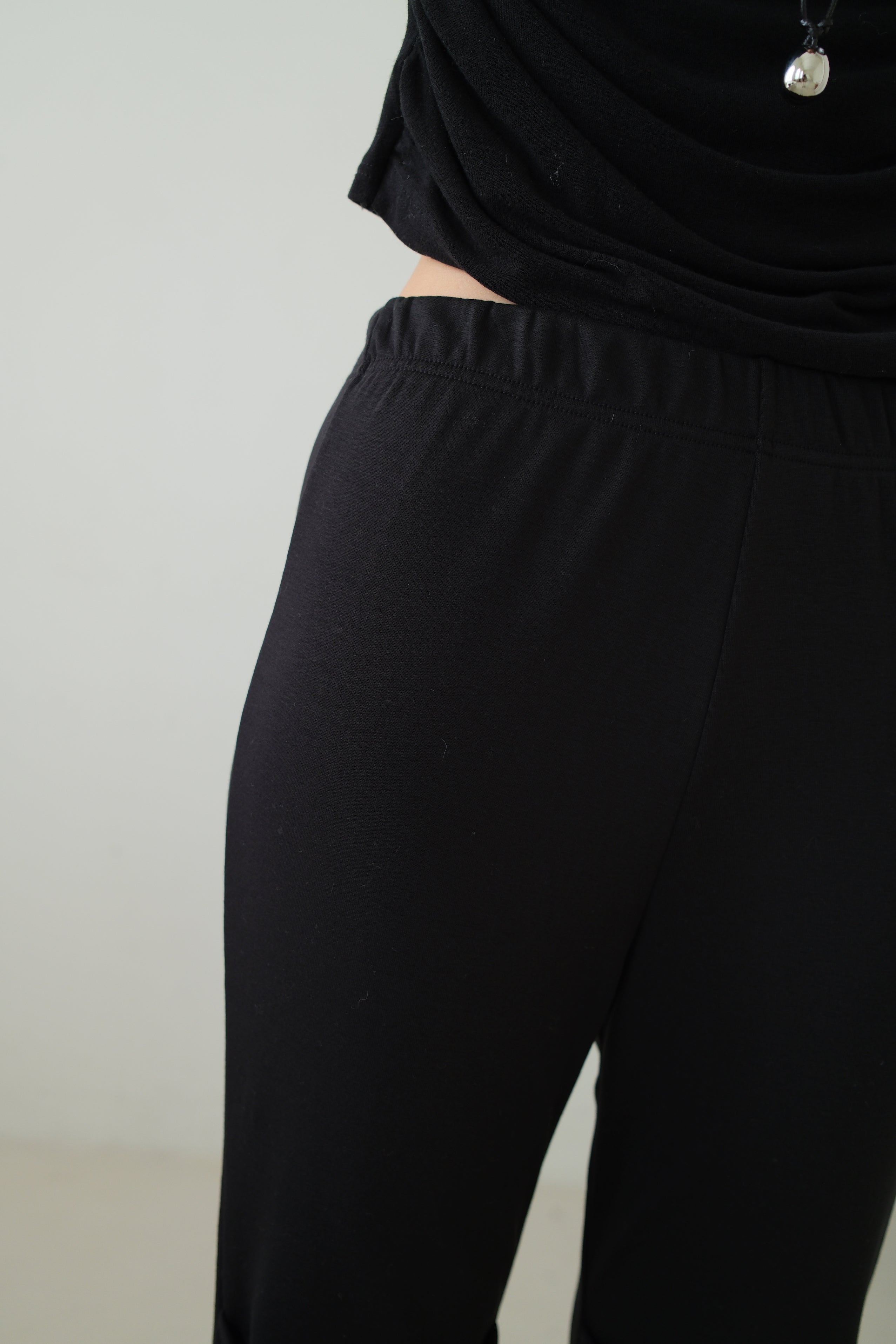 Moka flare pants (wrap skirt set)