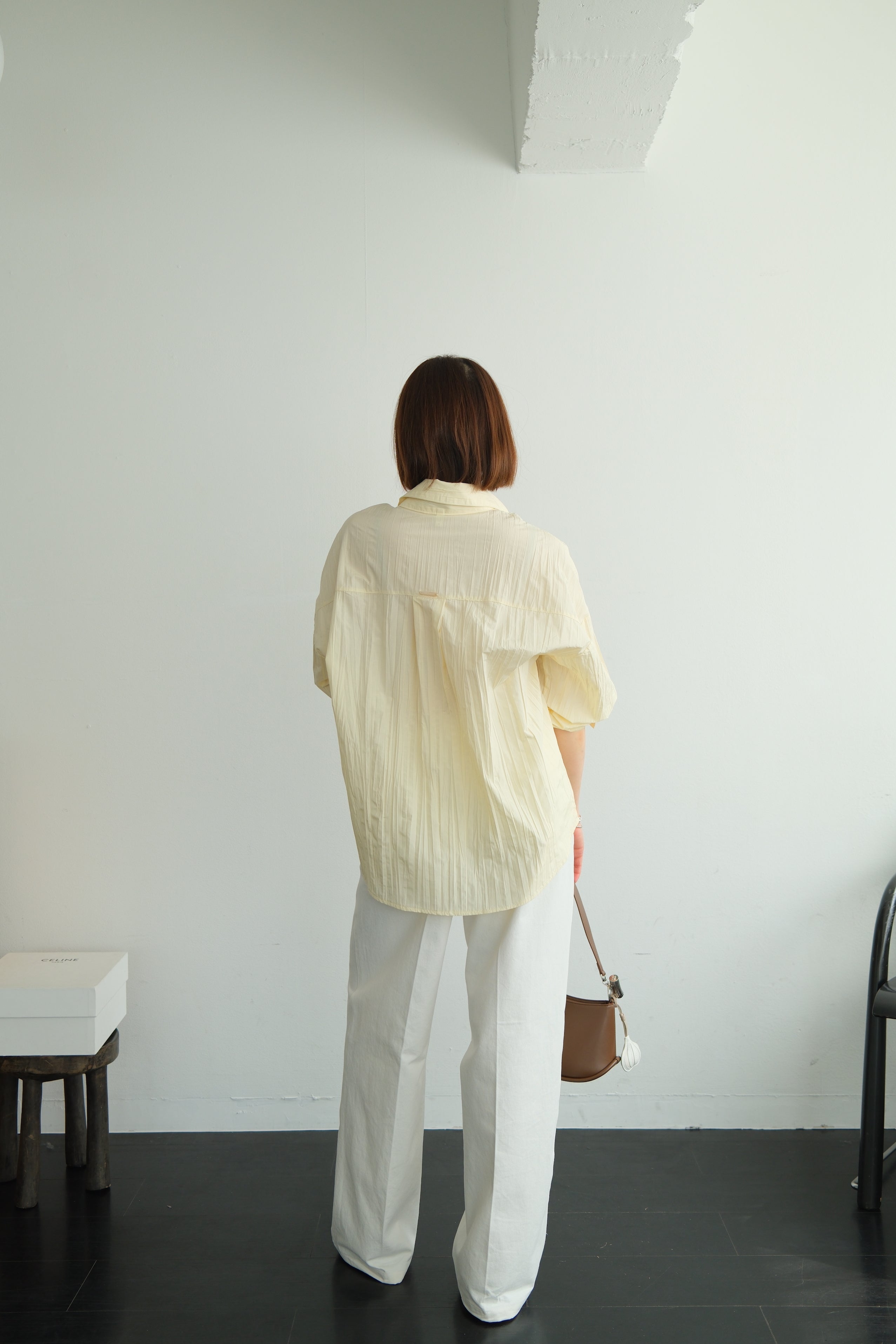 Colin Crinkled Cotton Shirt