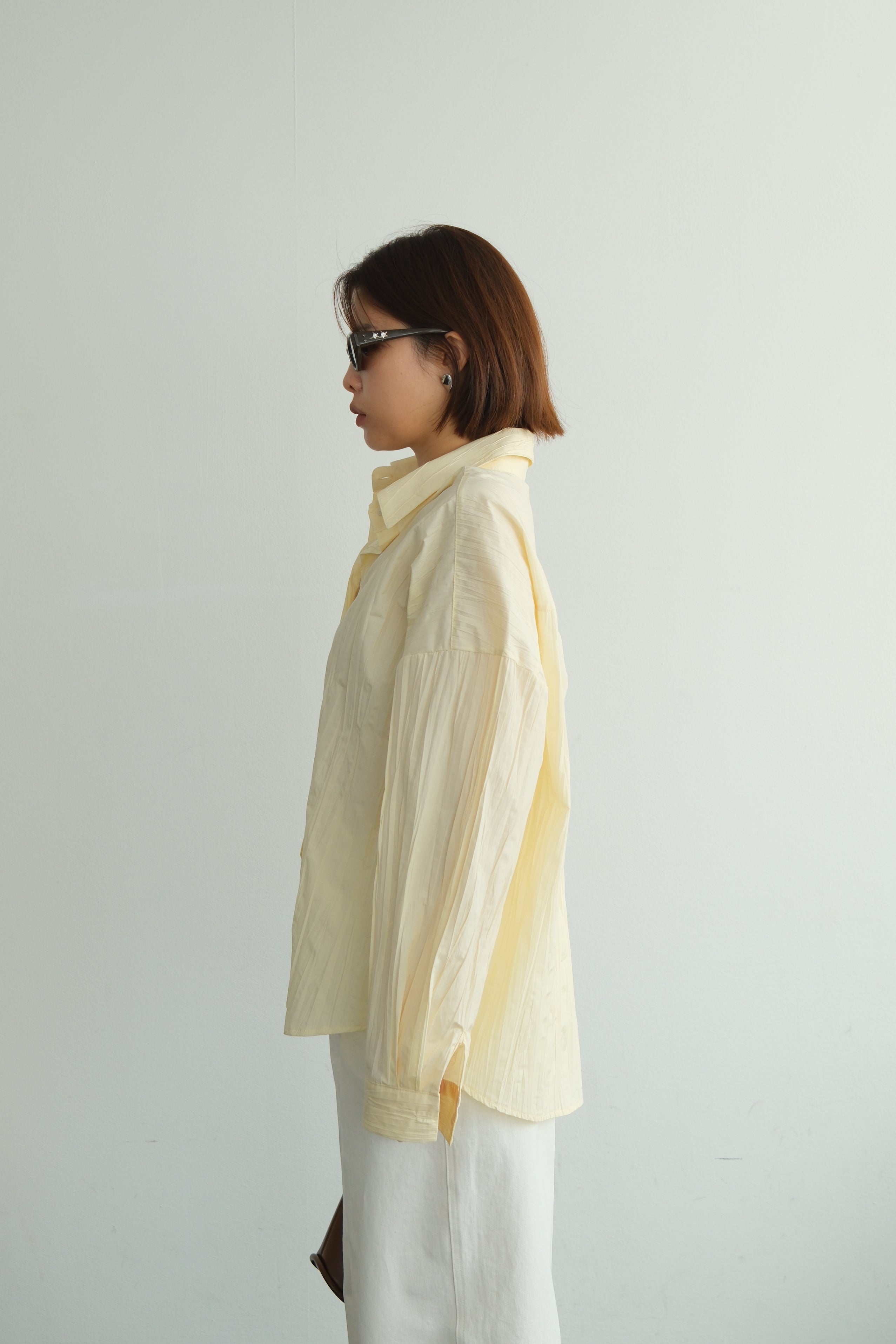 Colin Crinkled Cotton Shirt