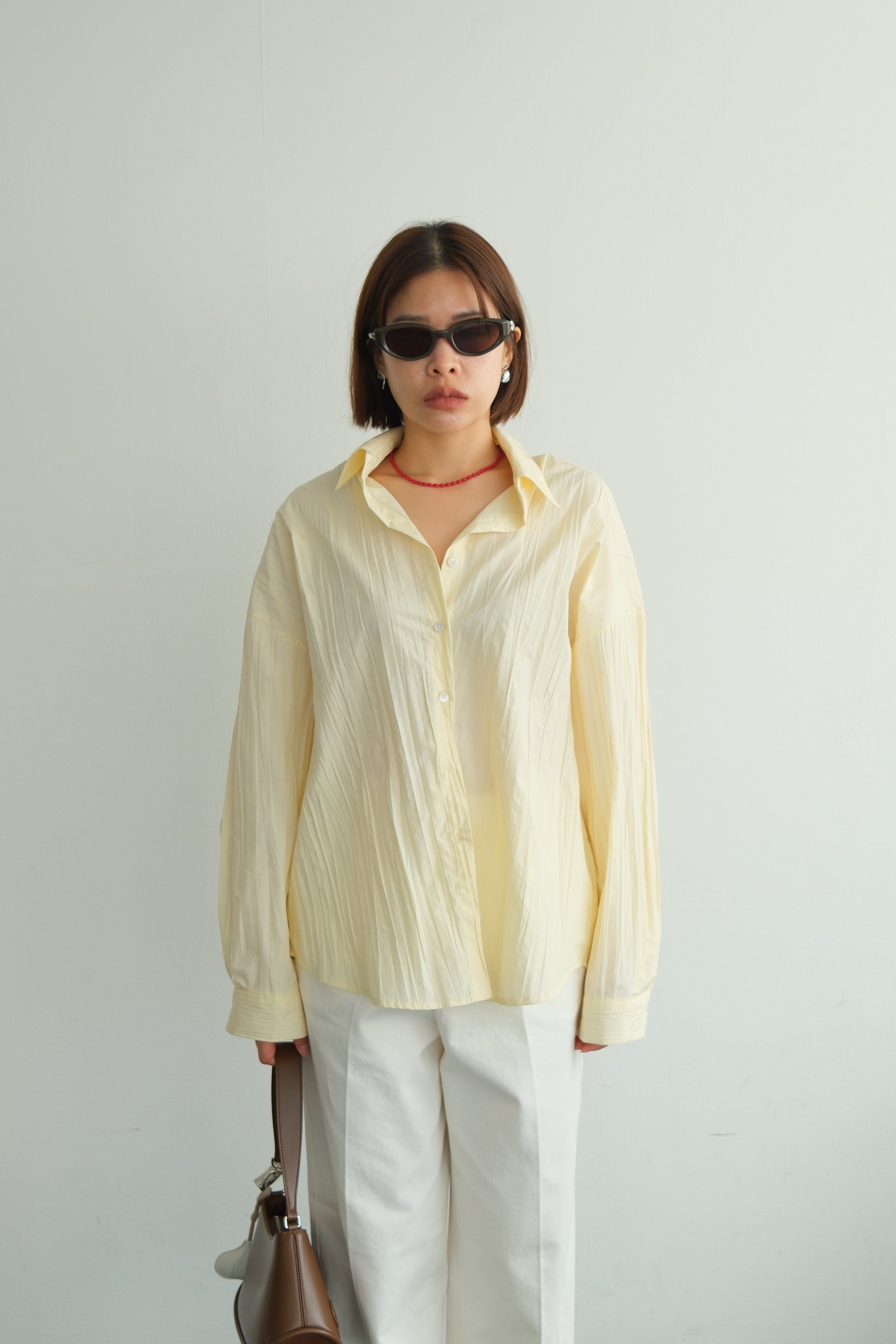 Colin Crinkled Cotton Shirt