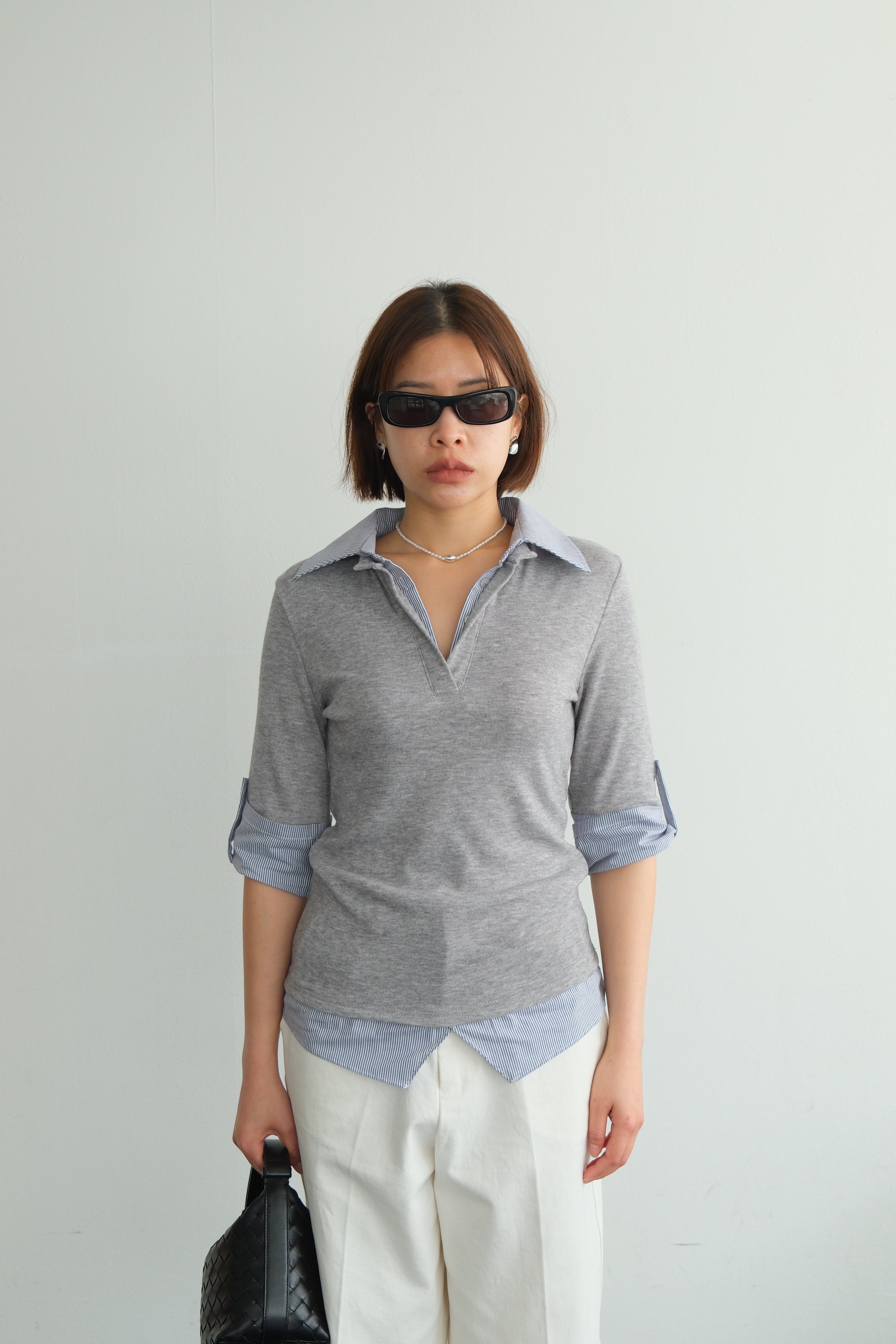 Preppy Layered Polo Tee