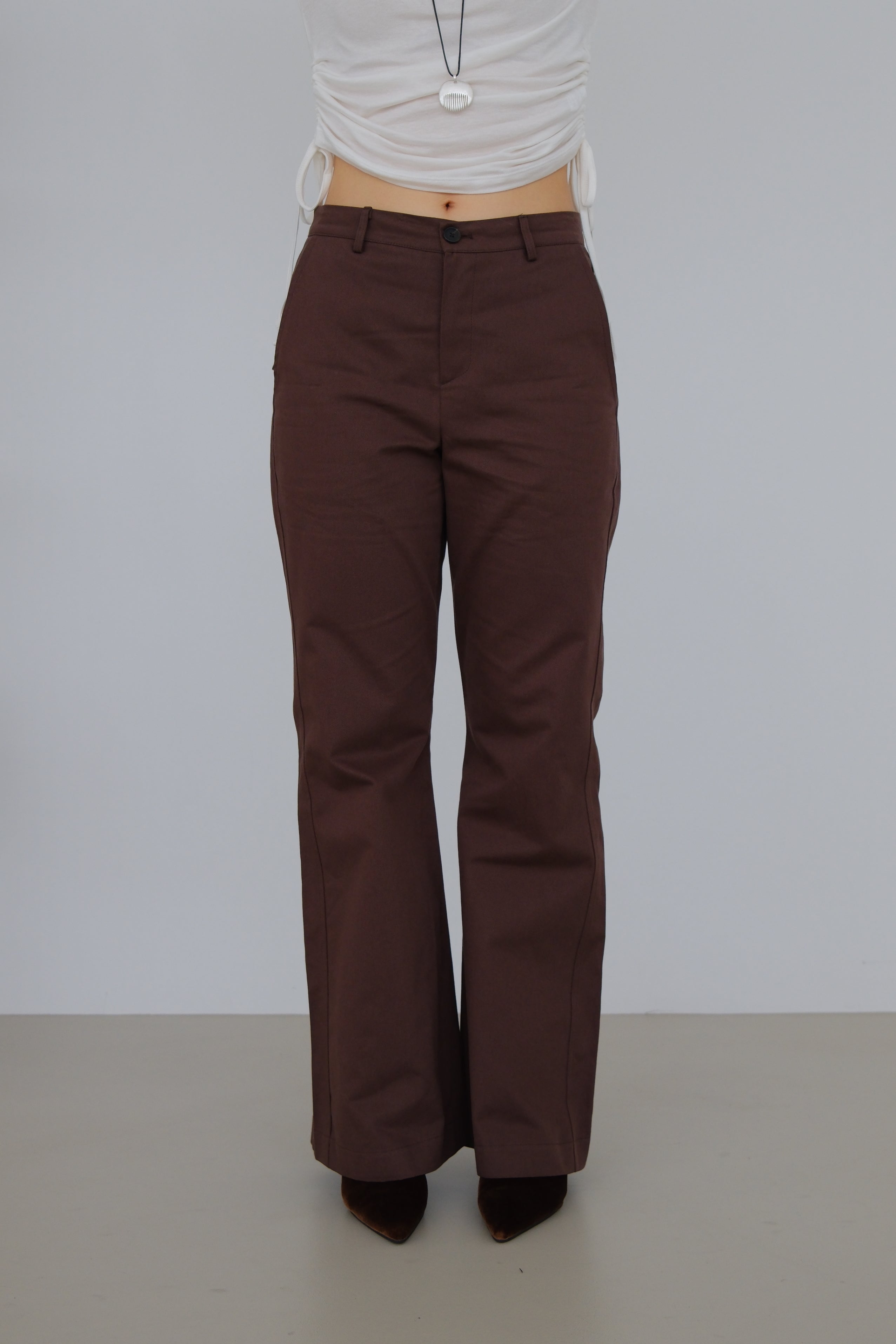 Nora Seam Flared Trousers