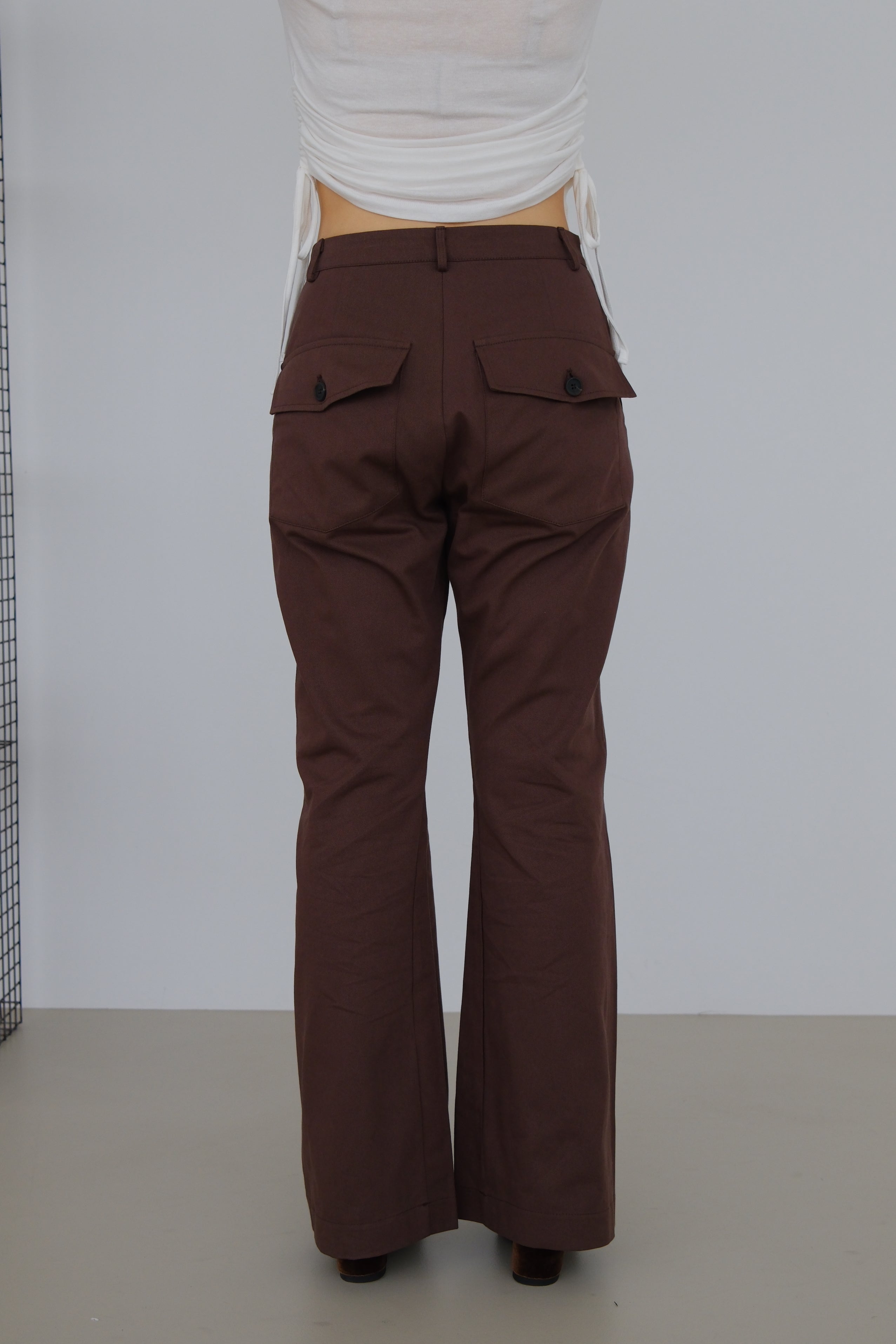 Nora Seam Flared Trousers