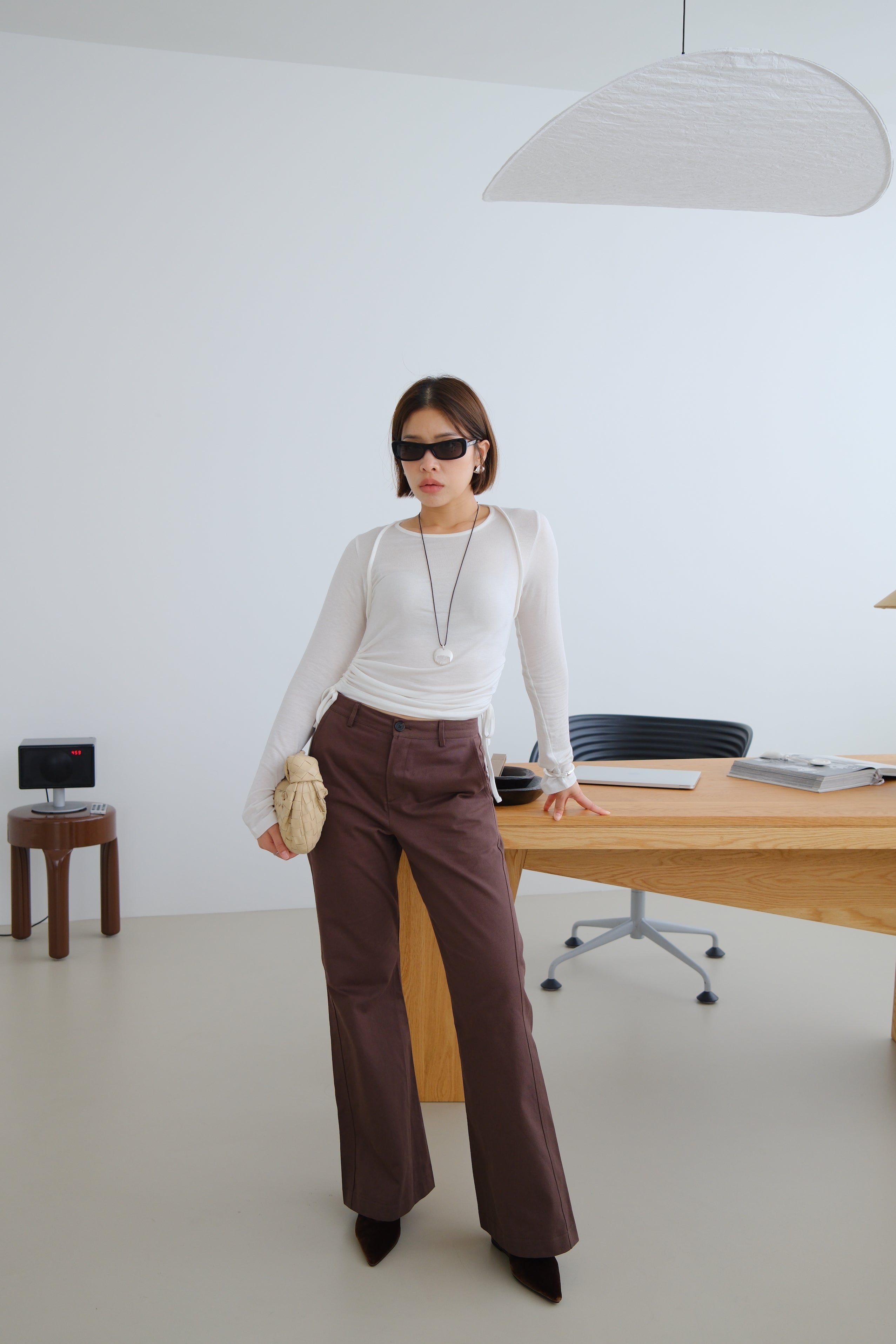 Nora Seam Flared Trousers
