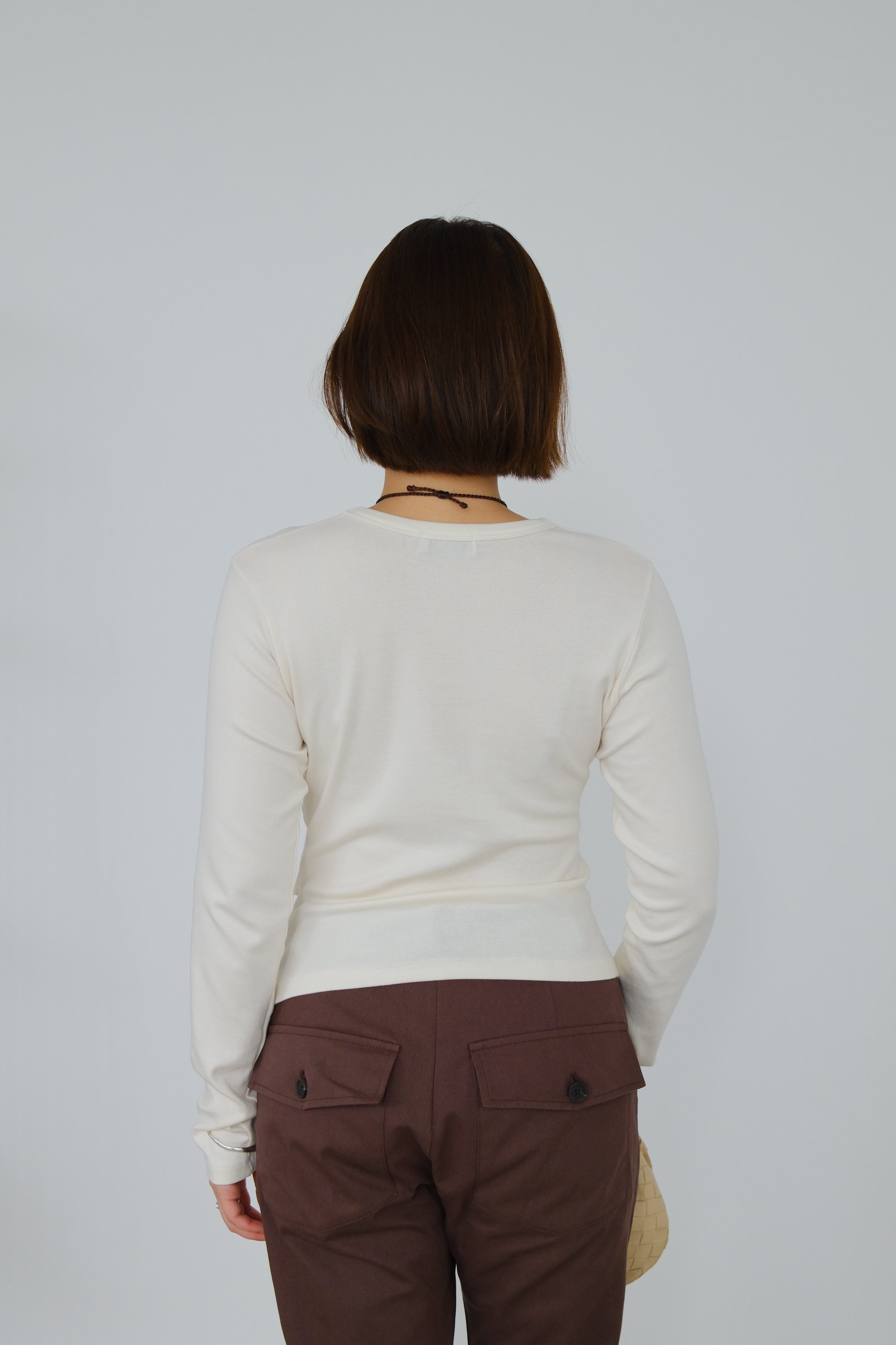 Drape Side Long Sleeve Tee