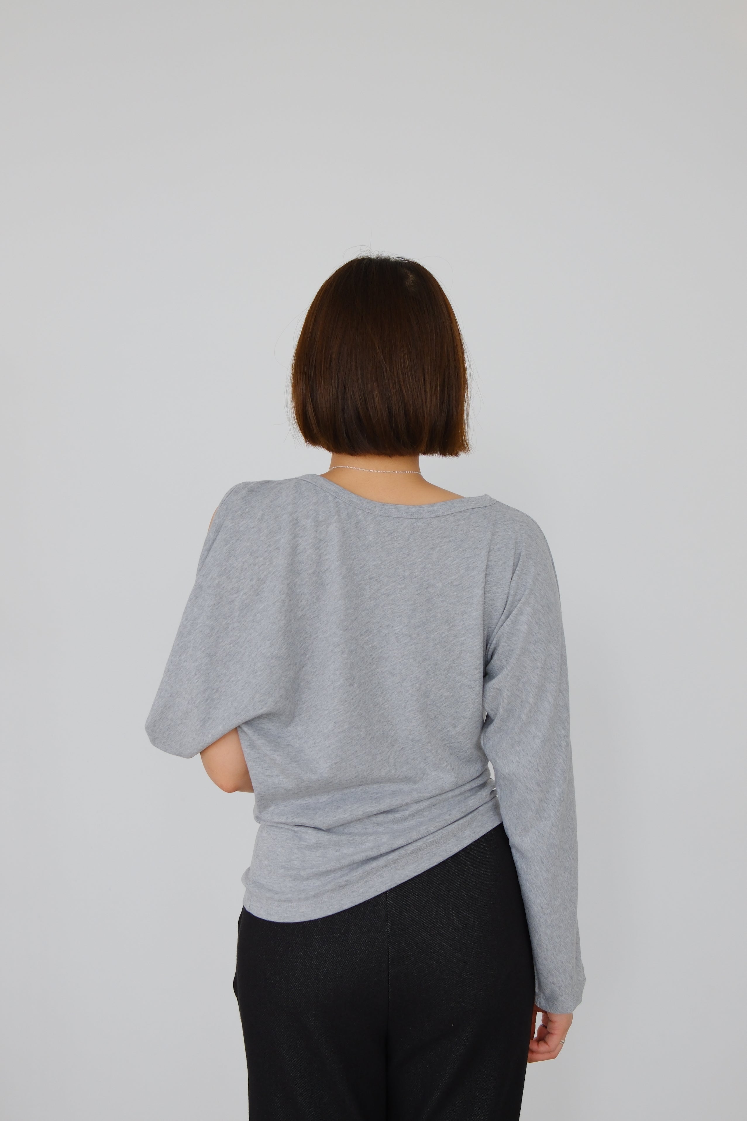 Riva Asymmetric Sleeve Top