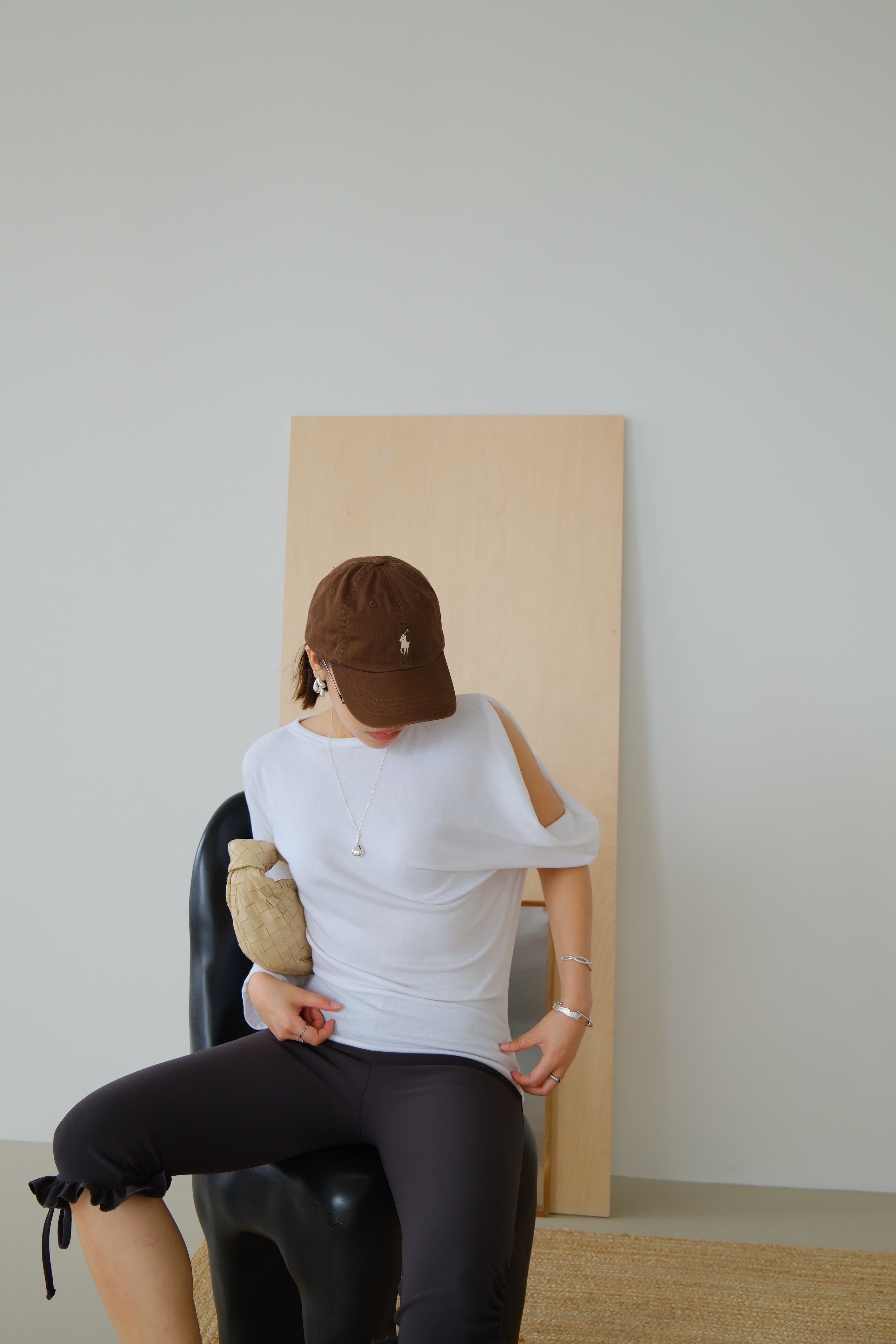 Riva Asymmetric Sleeve Top