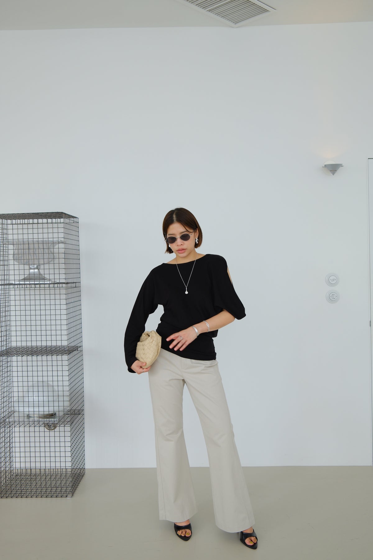 Nora Seam Flared Trousers