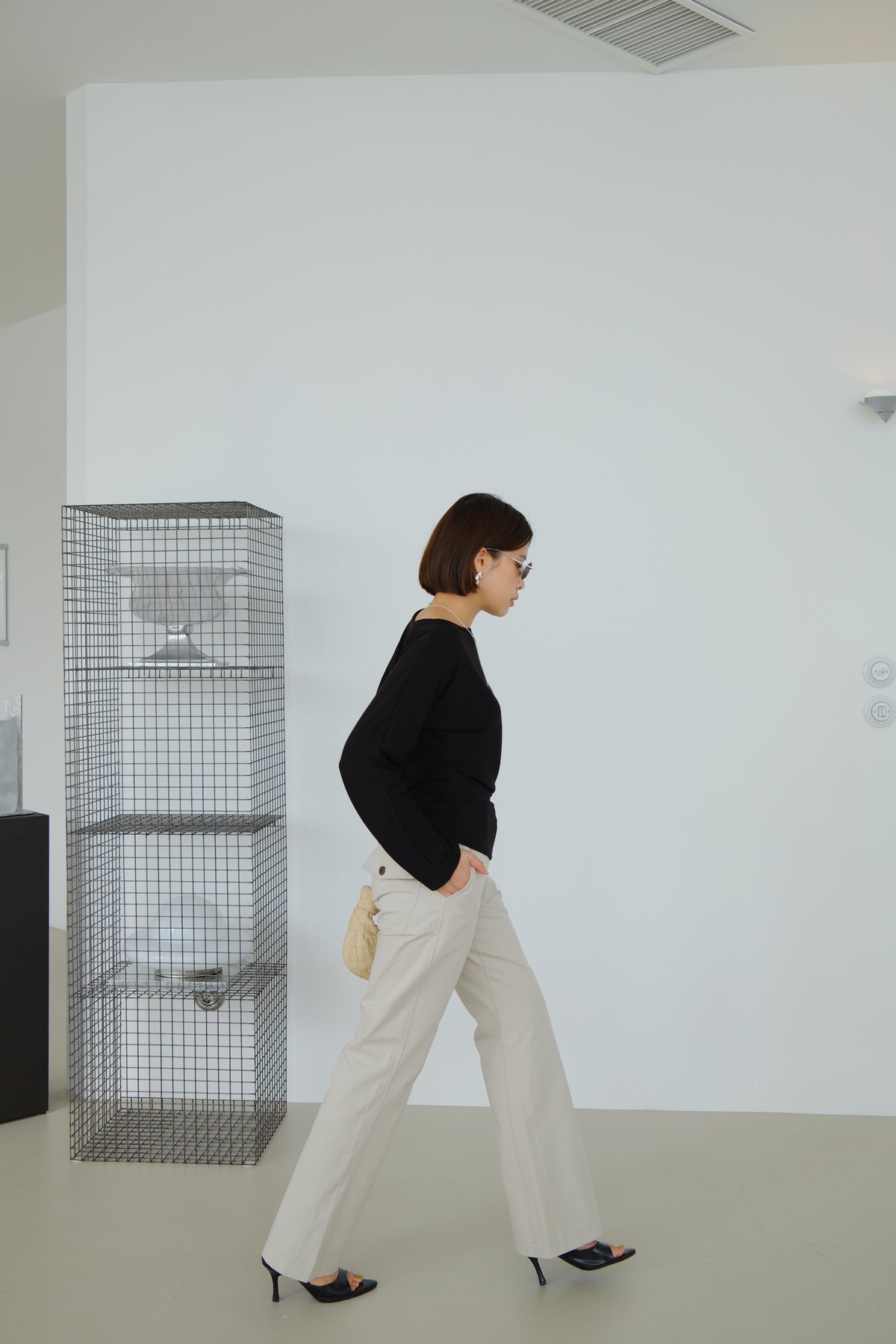 Riva Asymmetric Sleeve Top