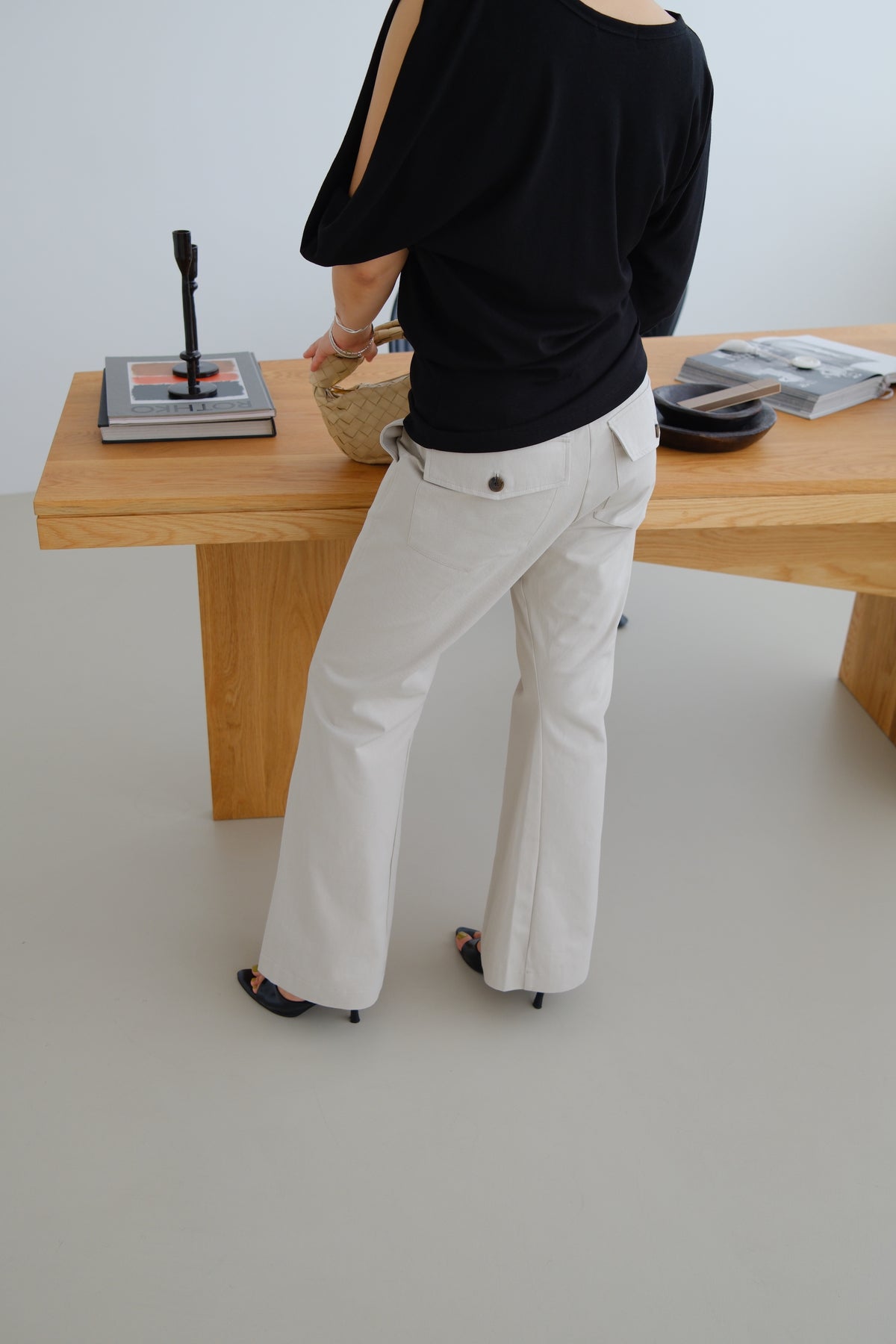 Nora Seam Flared Trousers
