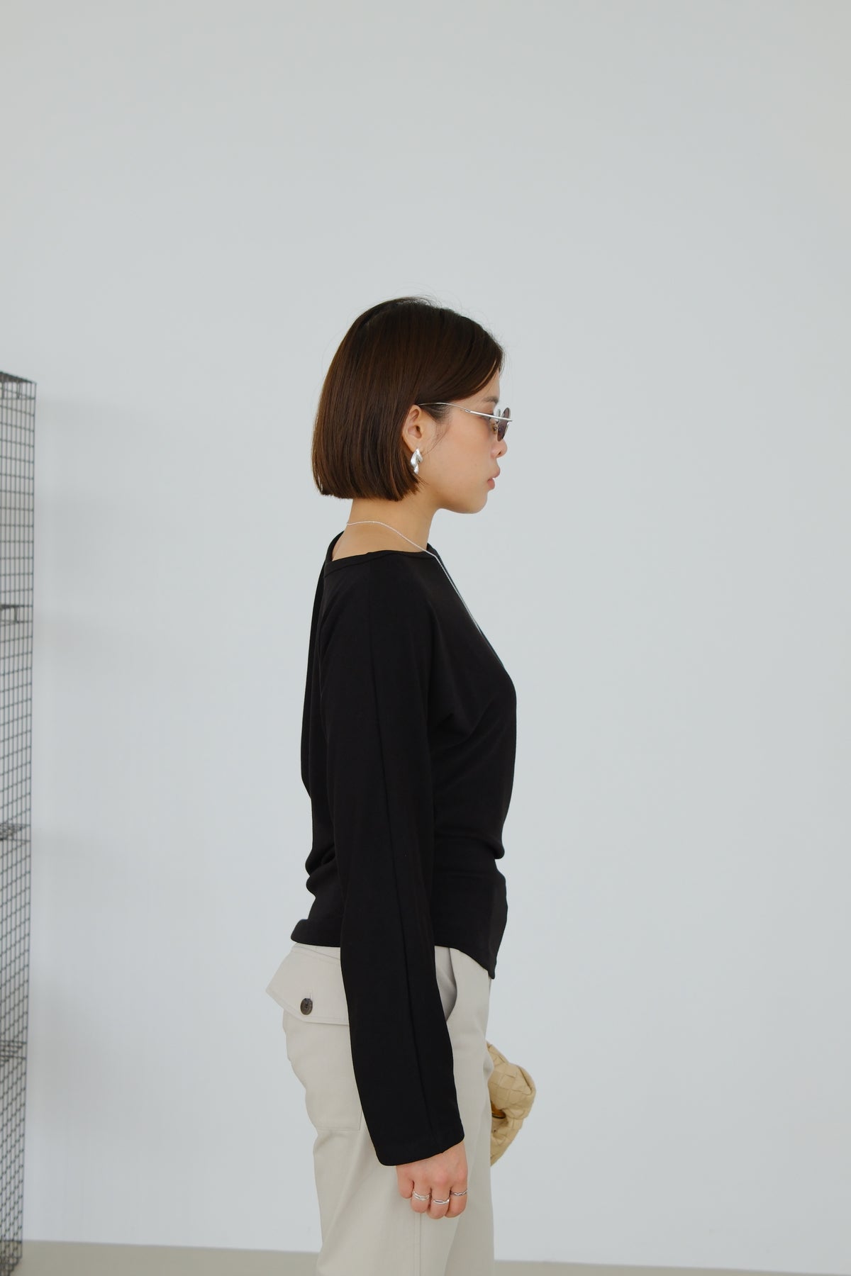Riva Asymmetric Sleeve Top