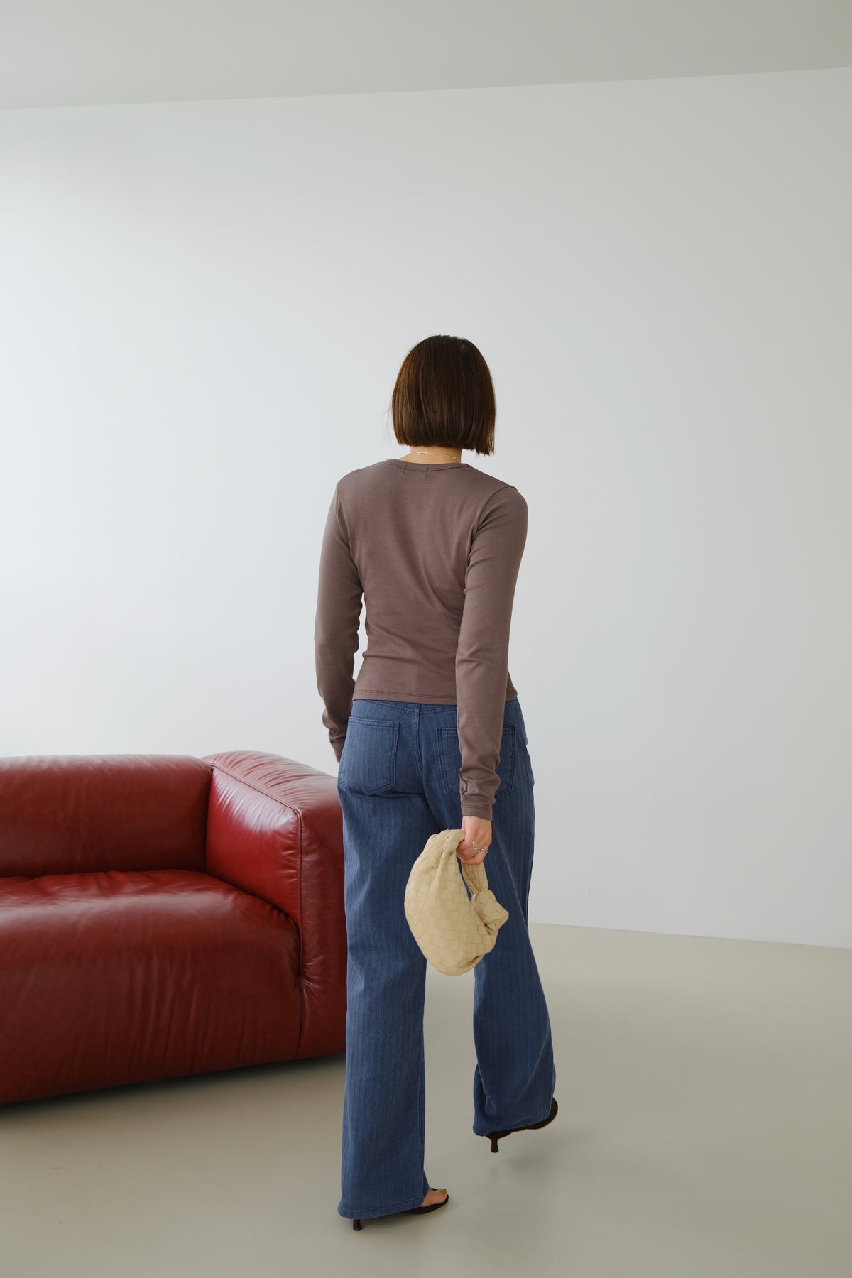 Drape Side Long Sleeve Tee