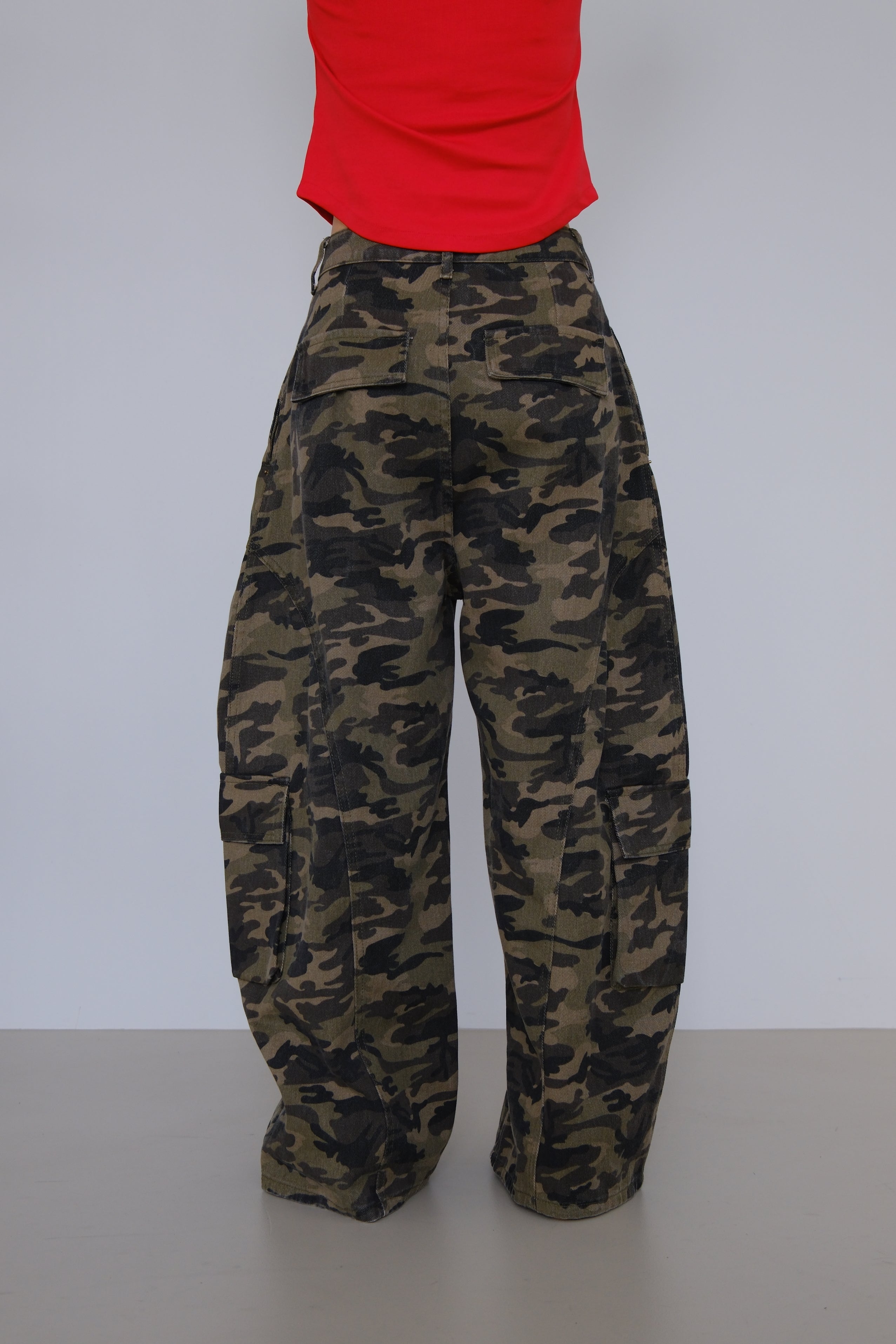 Ryder Camo Barrel Pants