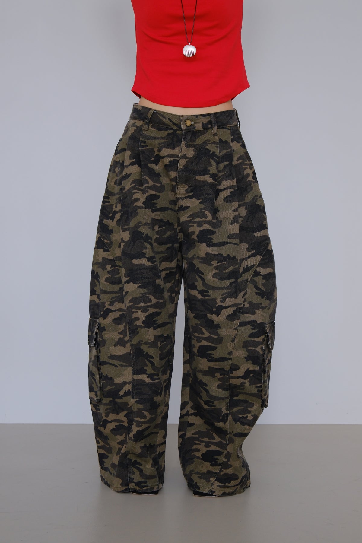 Ryder Camo Barrel Pants