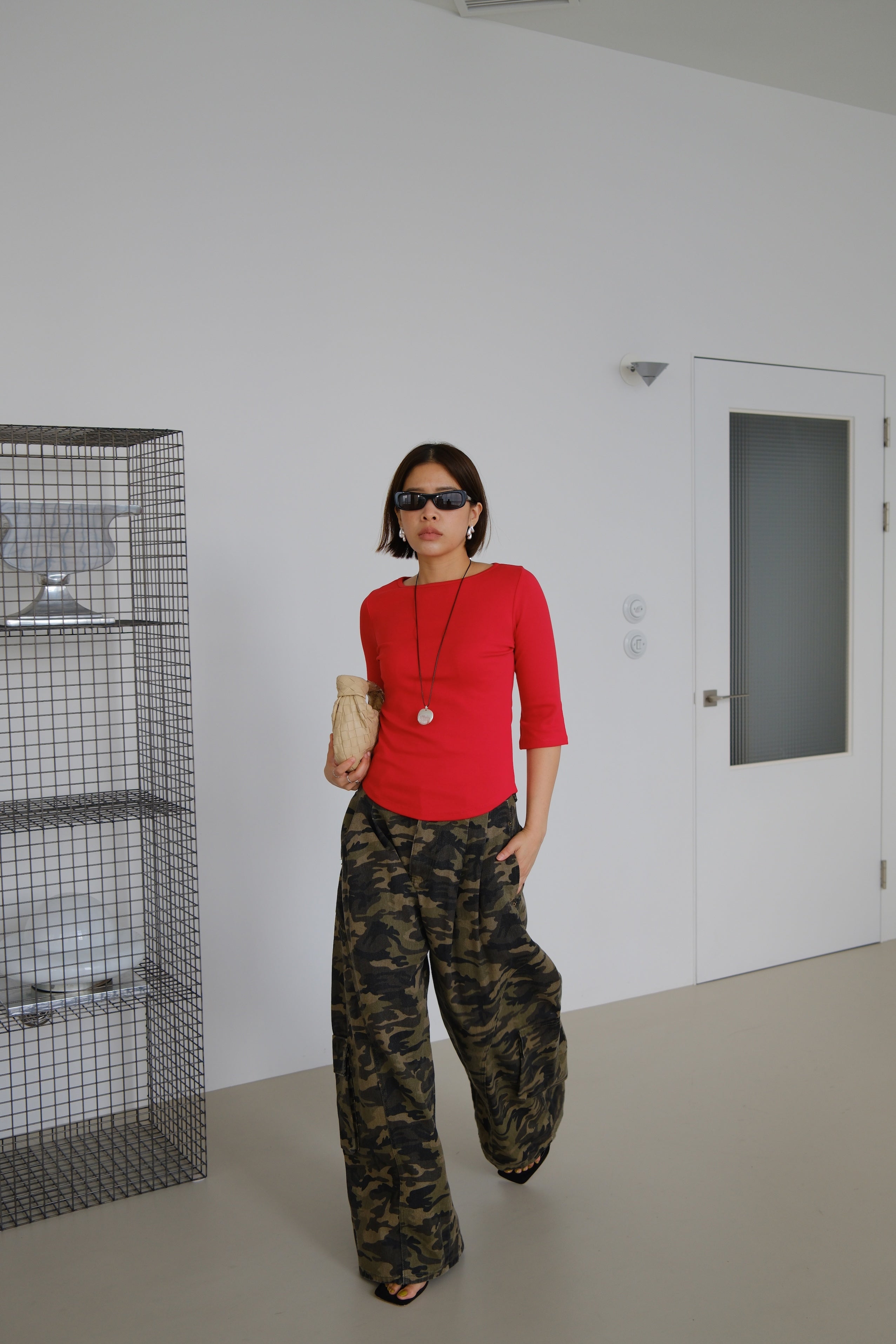 Ryder Camo Barrel Pants