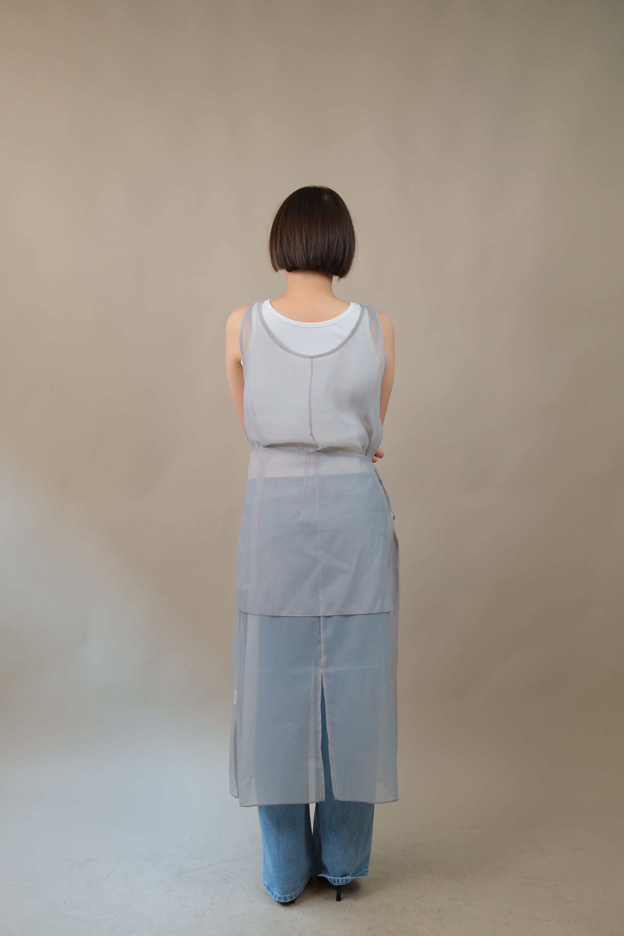 Sheer Overlay Maxi Dress