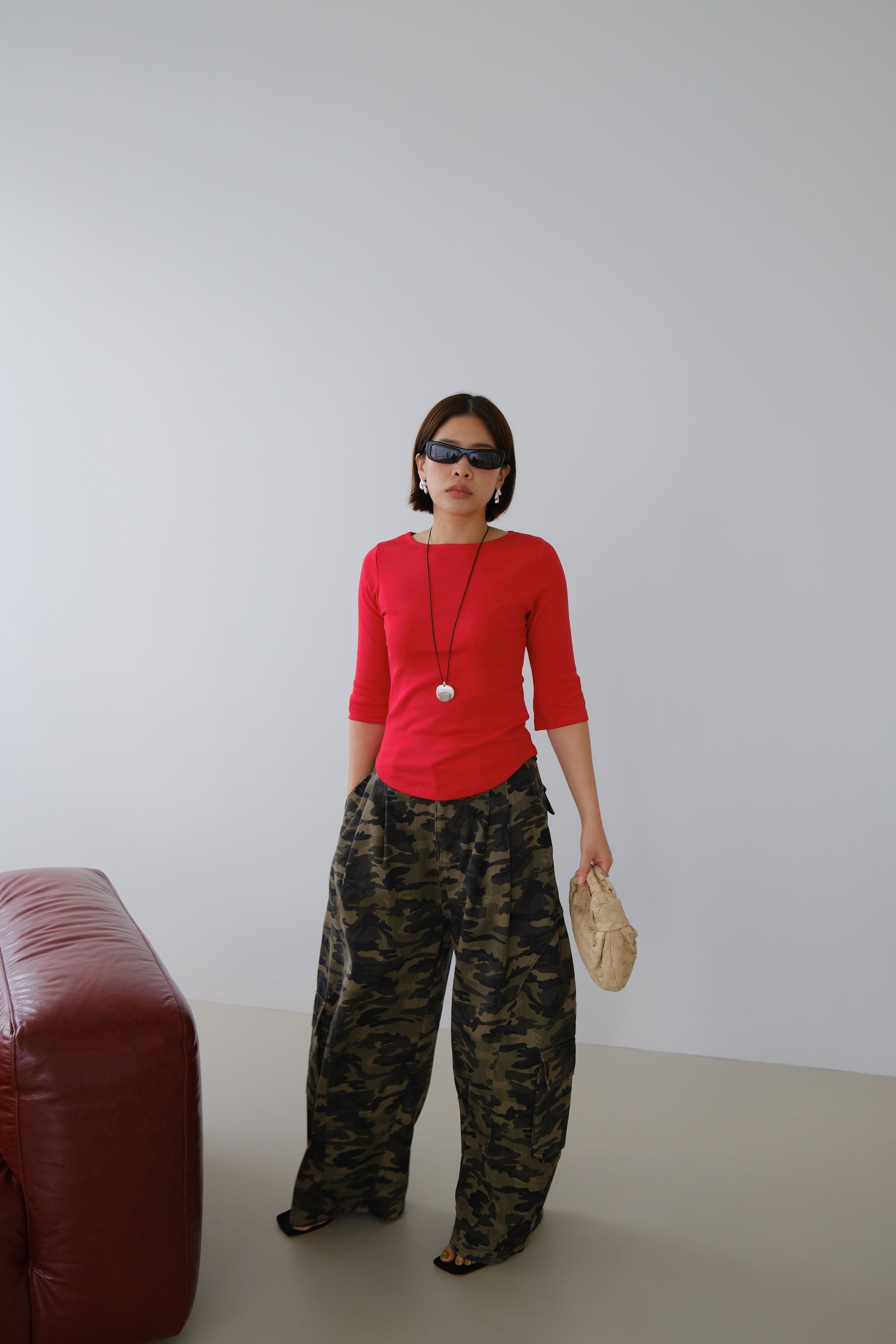 Ryder Camo Barrel Pants