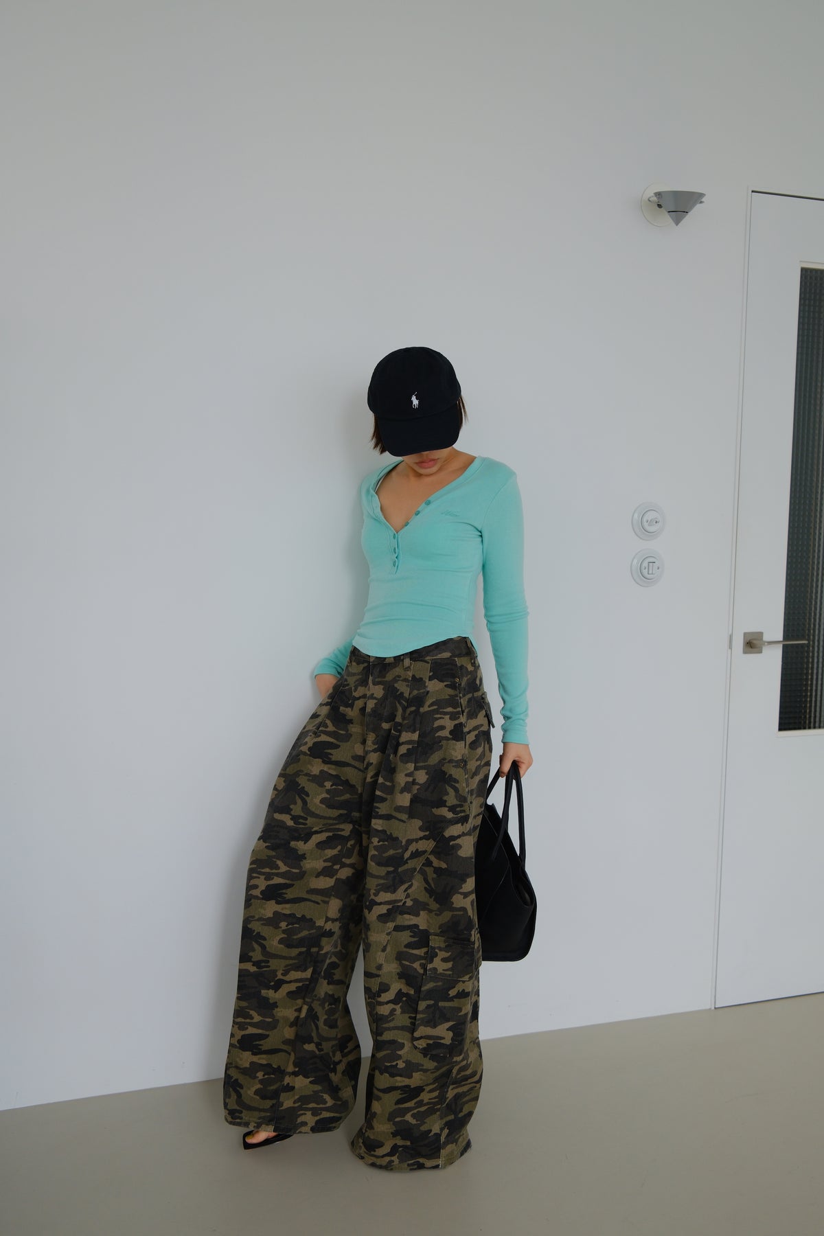 Ryder Camo Barrel Pants