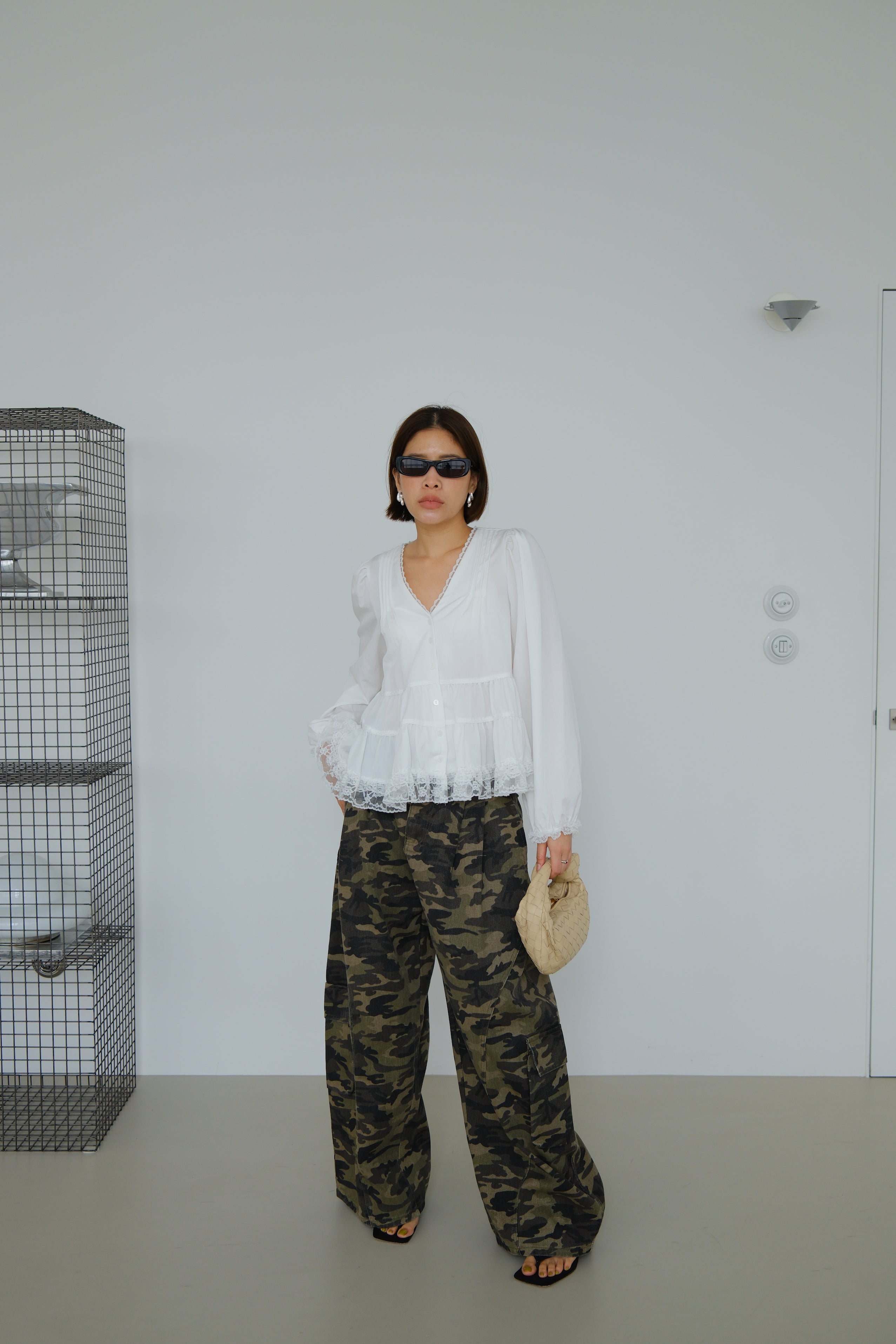 Sylvie Tiered Ruffle Blouse