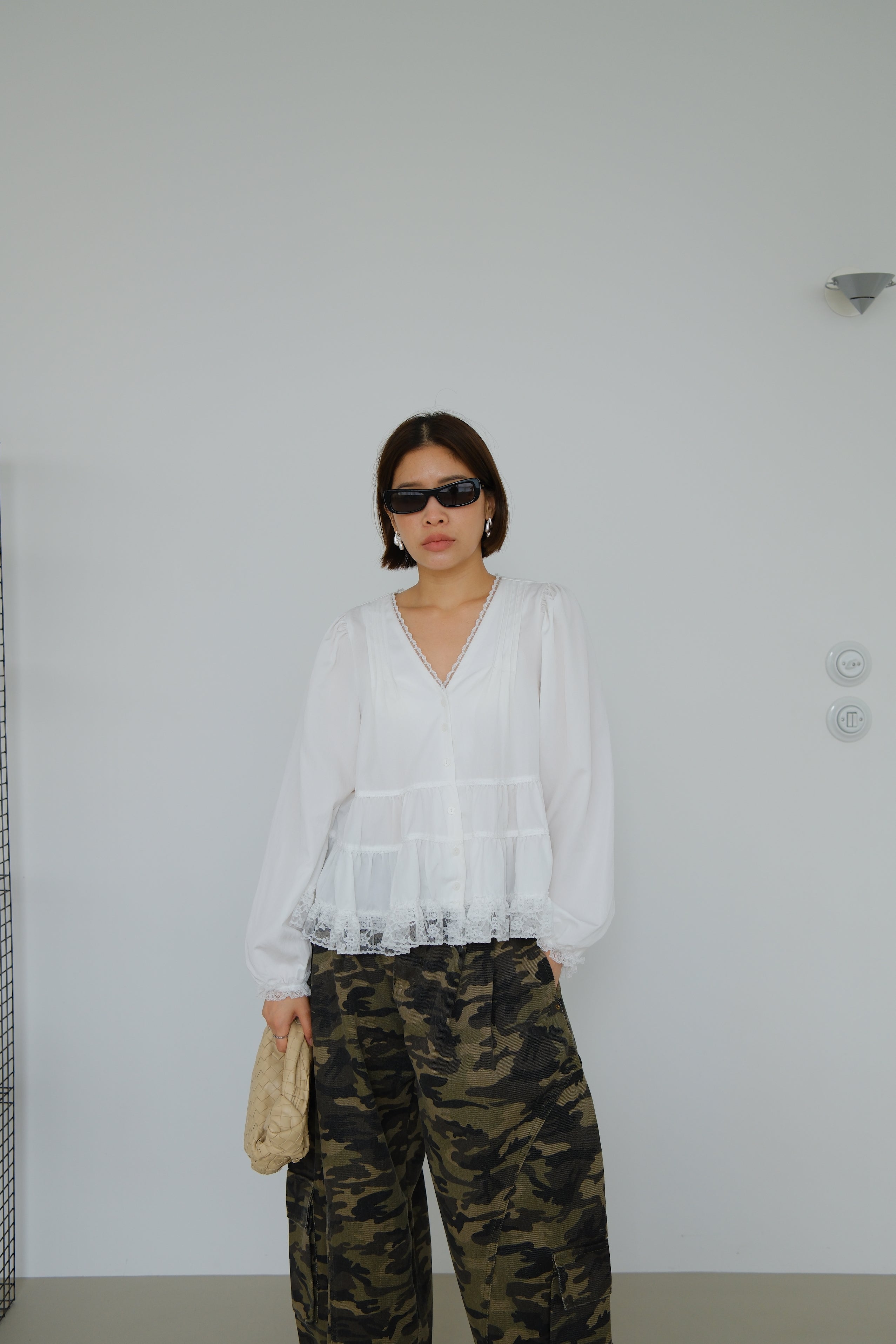 Sylvie Tiered Ruffle Blouse