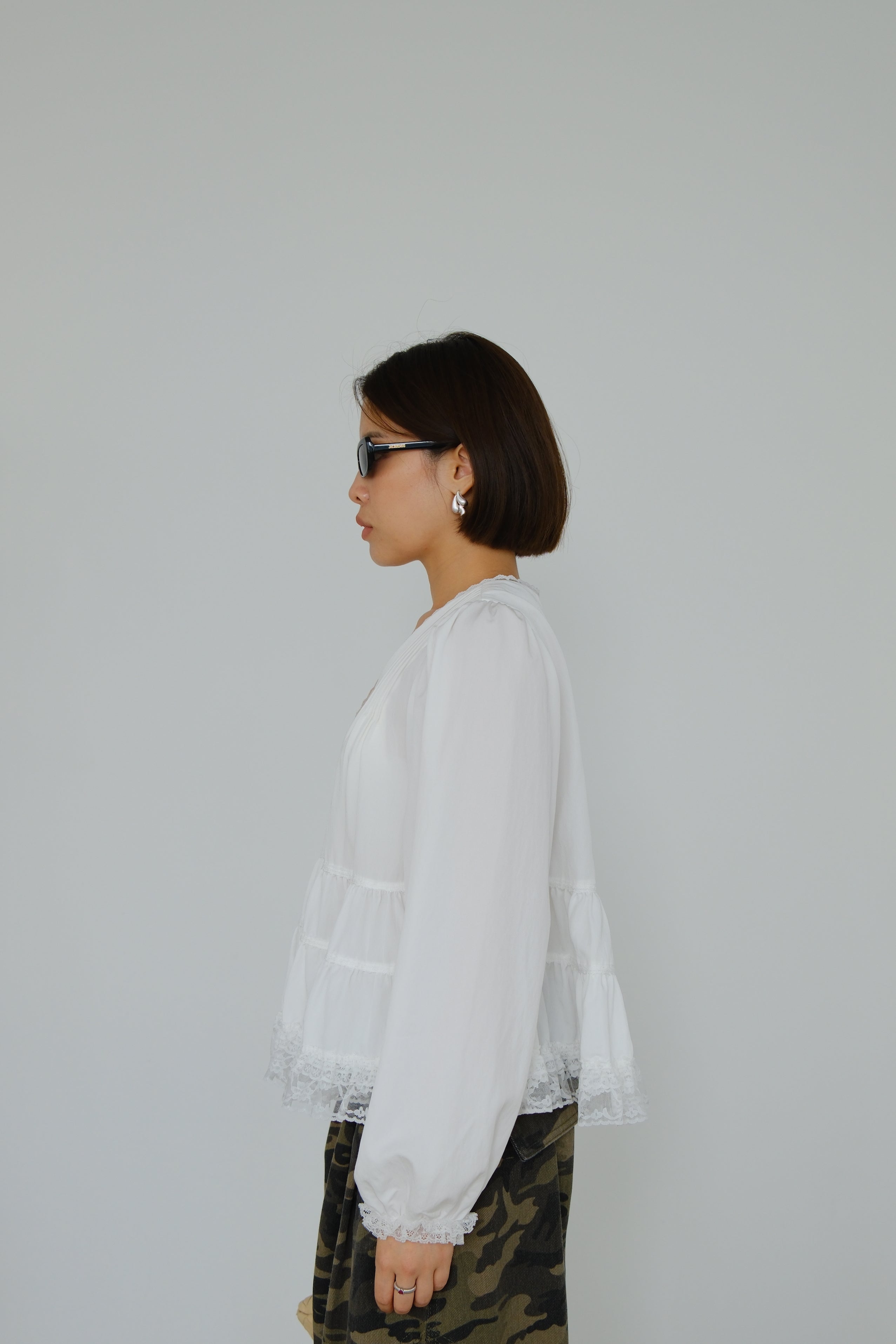 Sylvie Tiered Ruffle Blouse