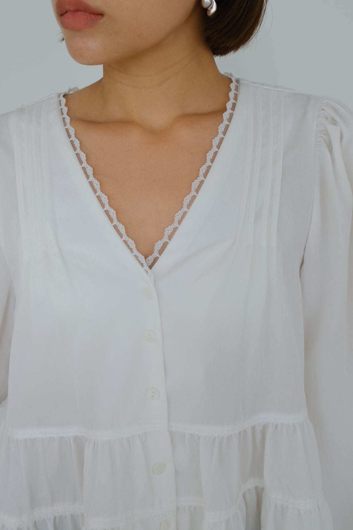 Sylvie Tiered Ruffle Blouse