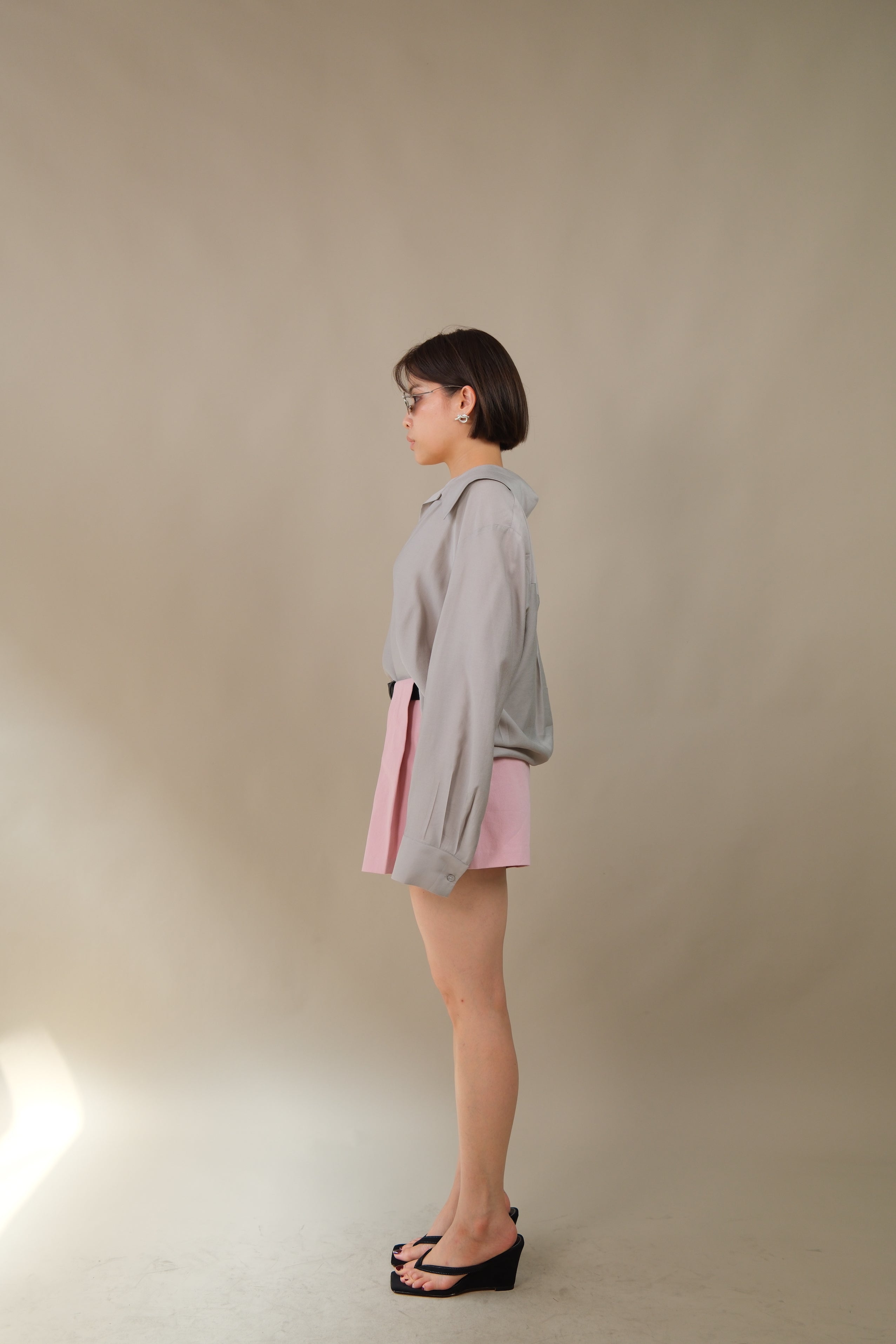 Flowy Sheer Polo Shirt