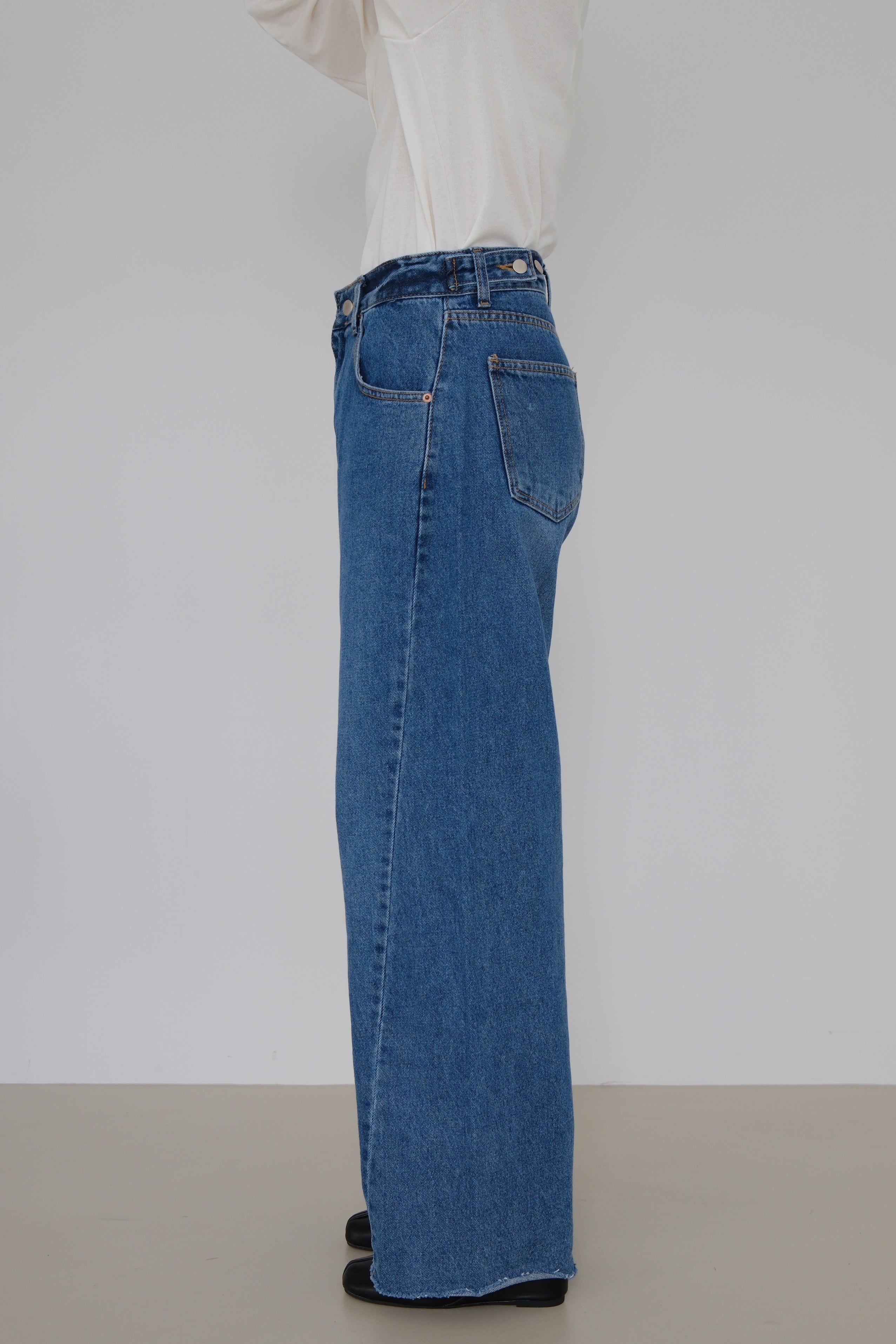 Riley Adjustable Waist Straight Jeans