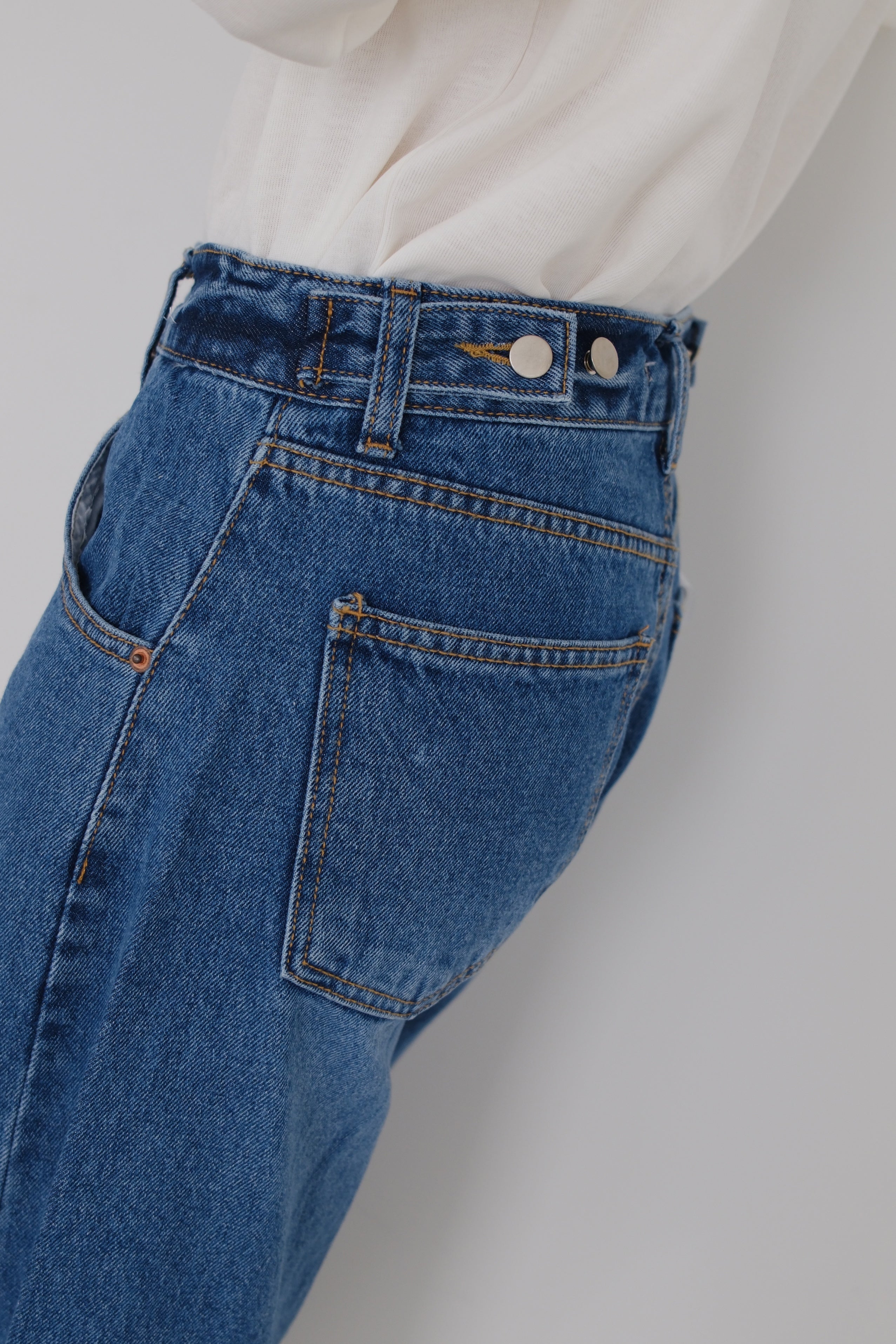 Riley Adjustable Waist Straight Jeans