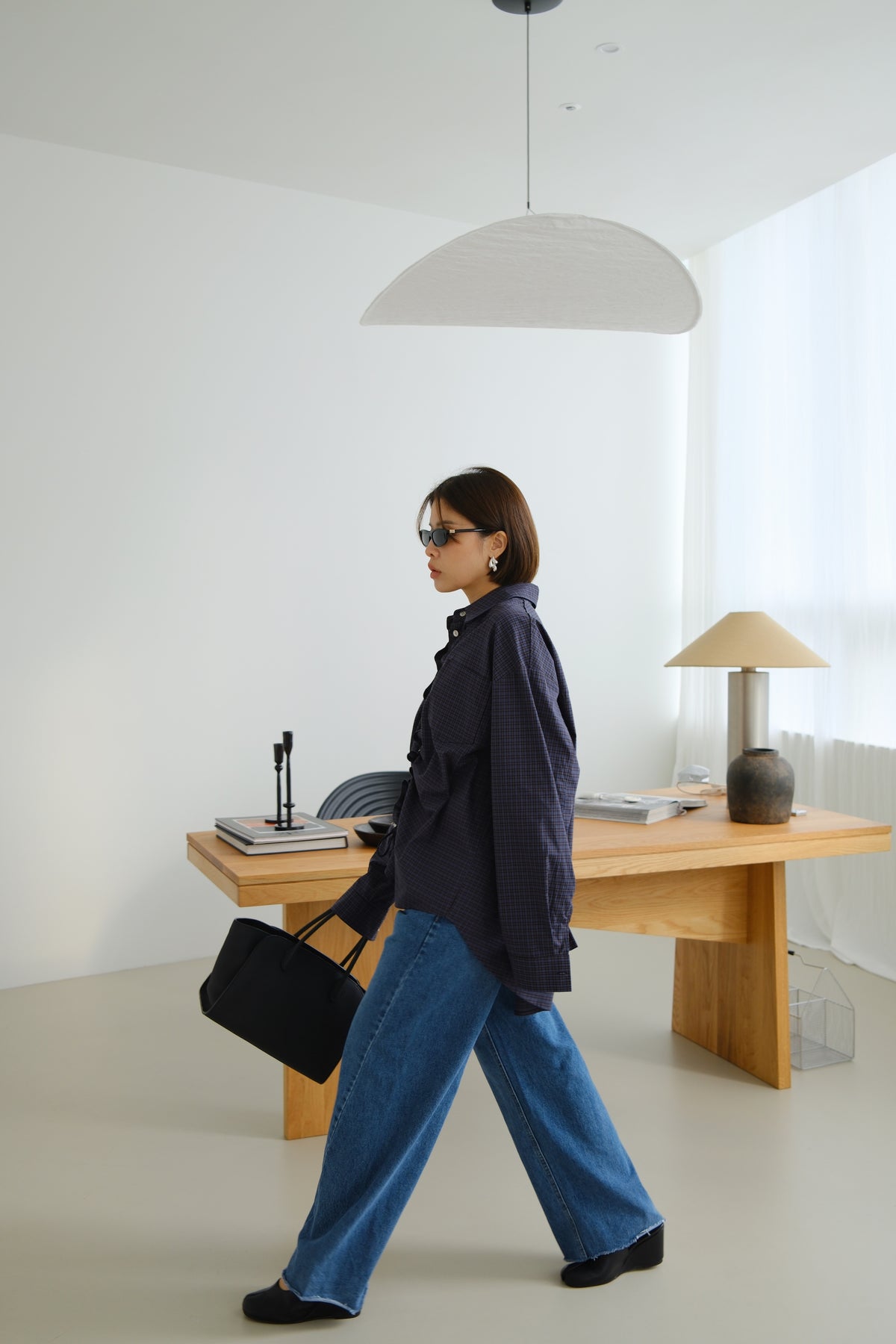 Aster Ruched Oversized Shirt