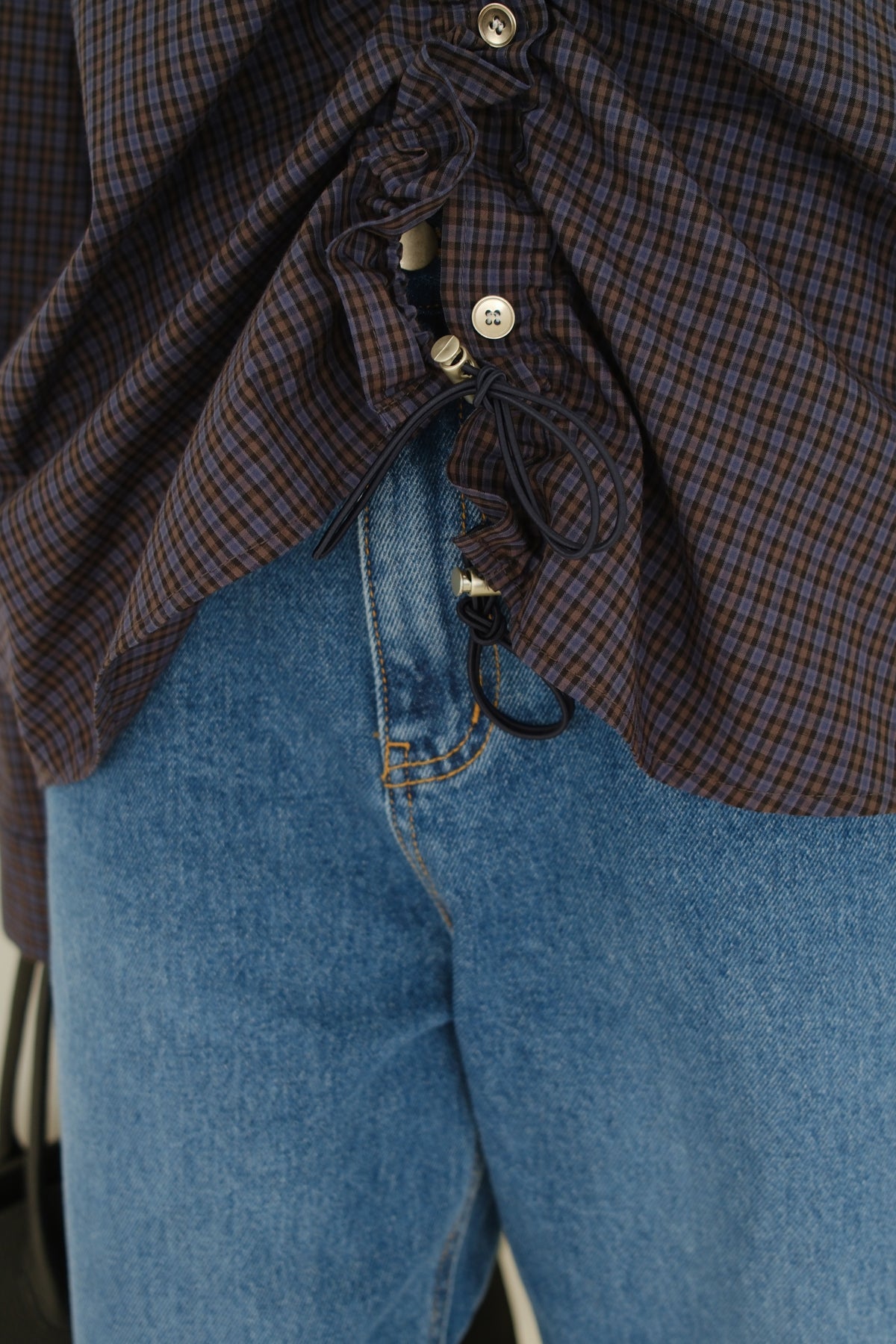 Aster Ruched Oversized Shirt